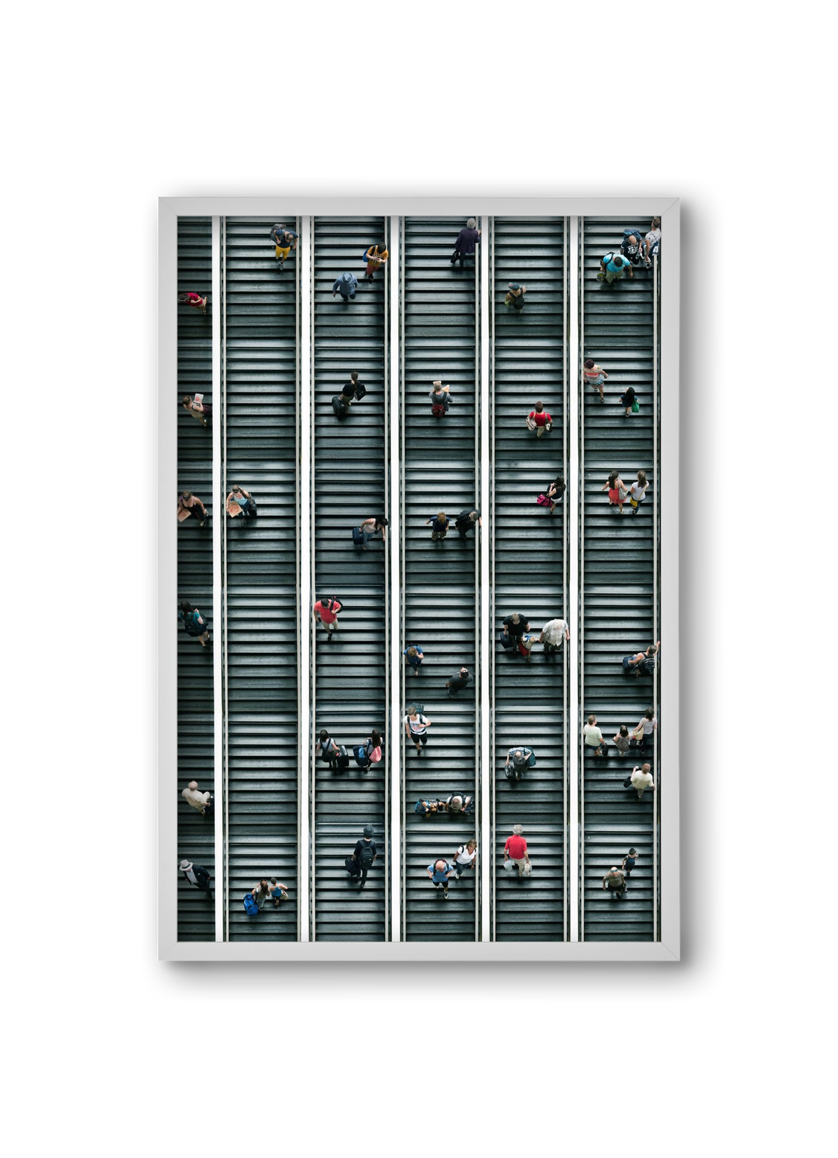 stairs & stories, 20x30 cm (20x30 cm), Fehér keret