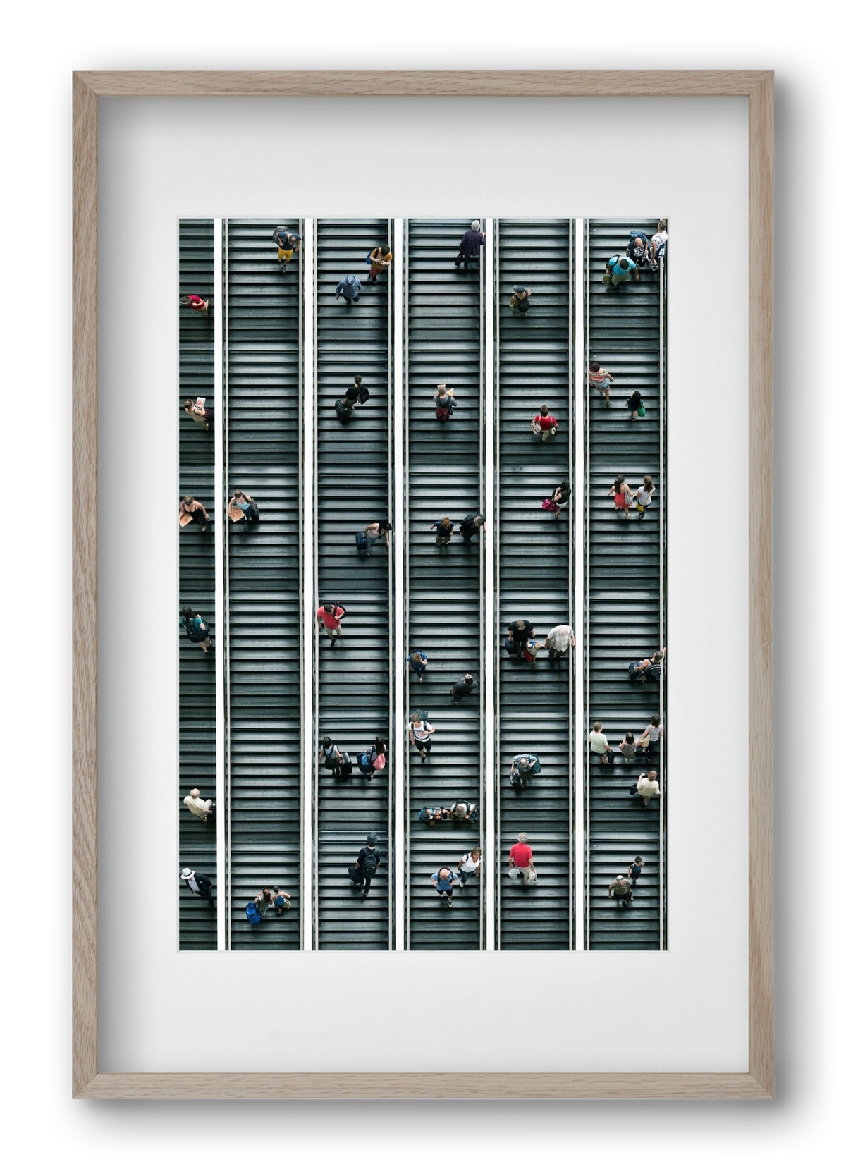 stairs & stories, 40x60 cm (30x45 cm), Tölgy keret, paszpartuval