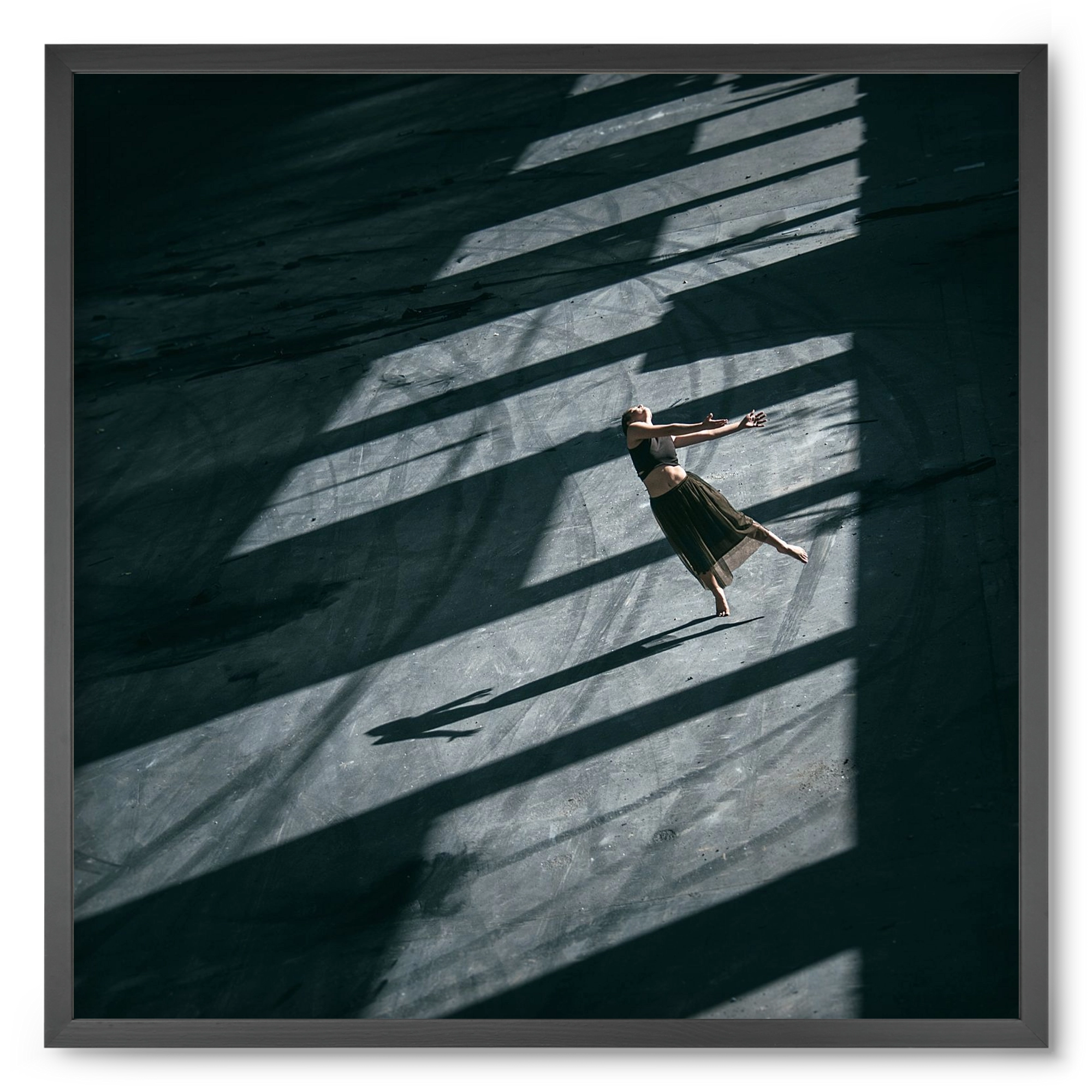 fallin', 50x50 cm (50x50 cm), Fekete keret