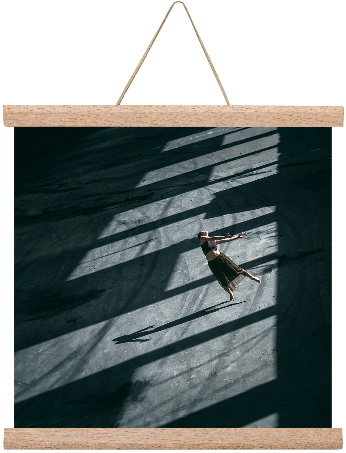 fallin', 30x30 cm (30x30 cm), Tölgy akasztó