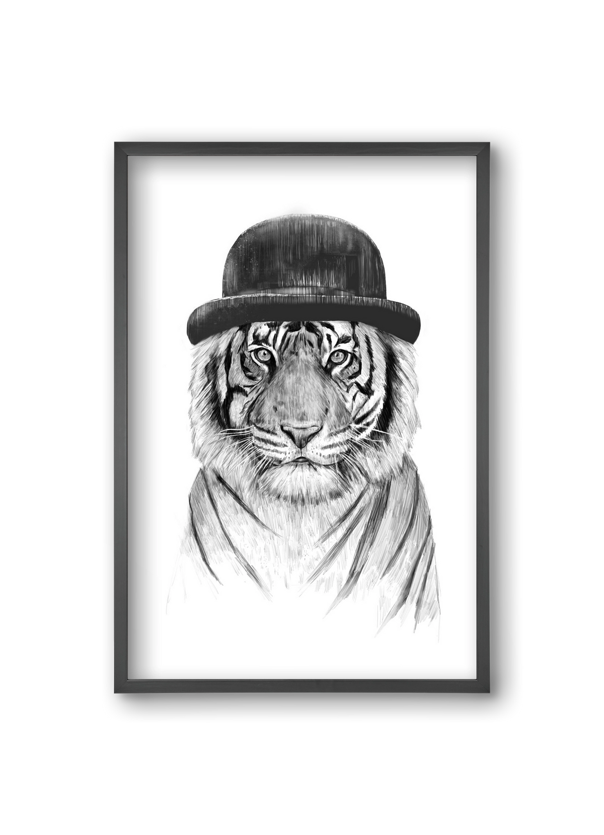 Welcome to the jungle, 20x30 cm (20x30 cm), Fekete keret