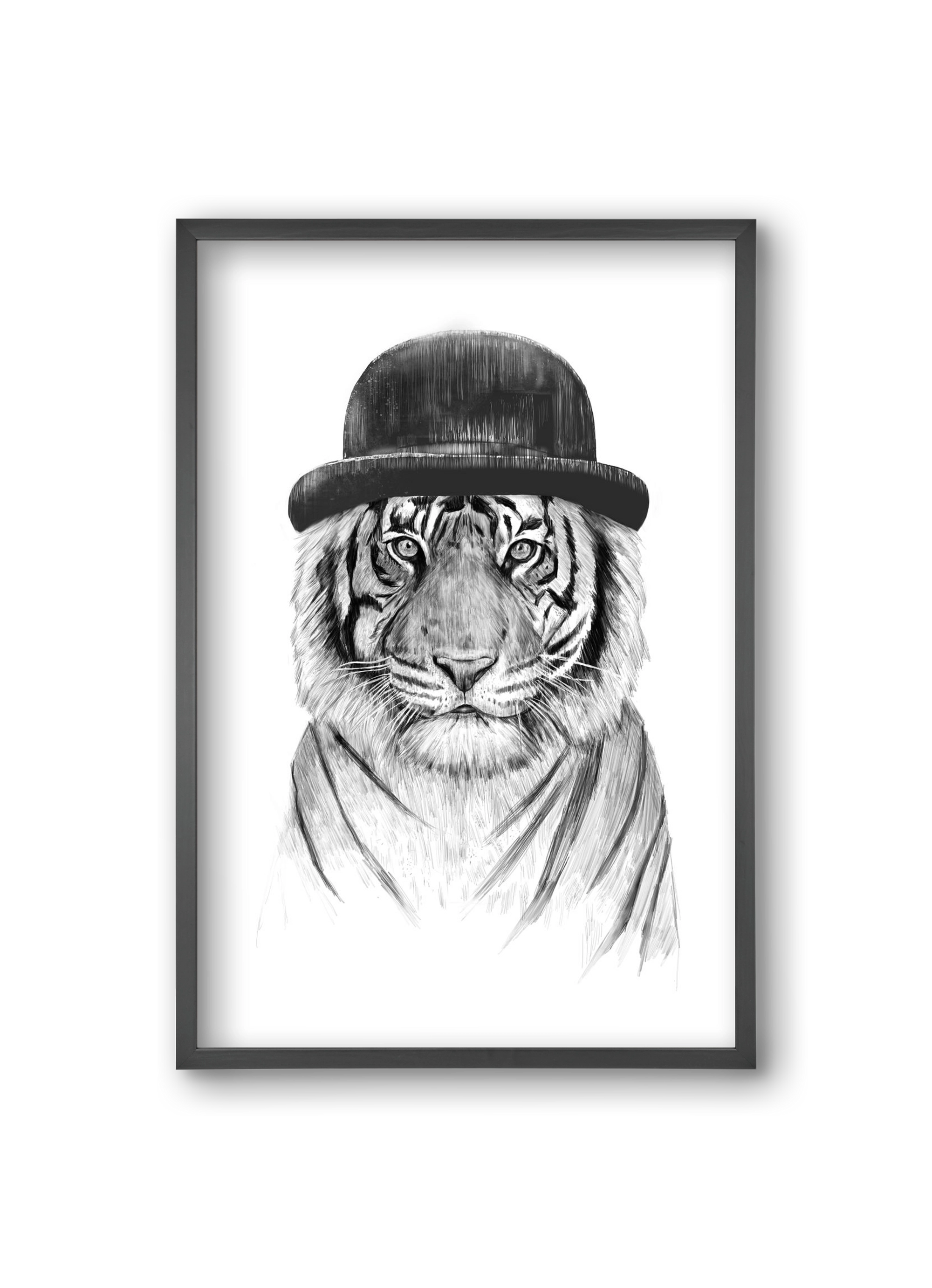 Welcome to the jungle, 20x30 cm (20x30 cm), Fekete keret