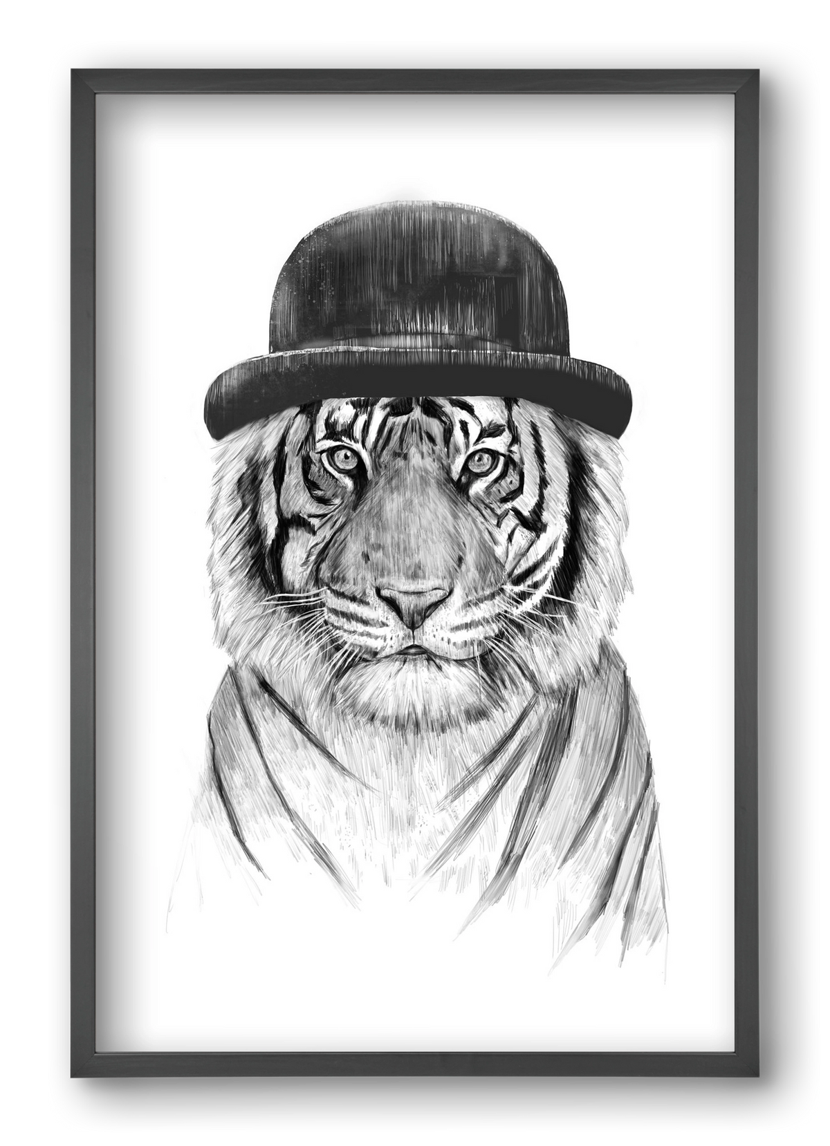 Welcome to the jungle, 40x60 cm (40x60 cm), Fekete keret