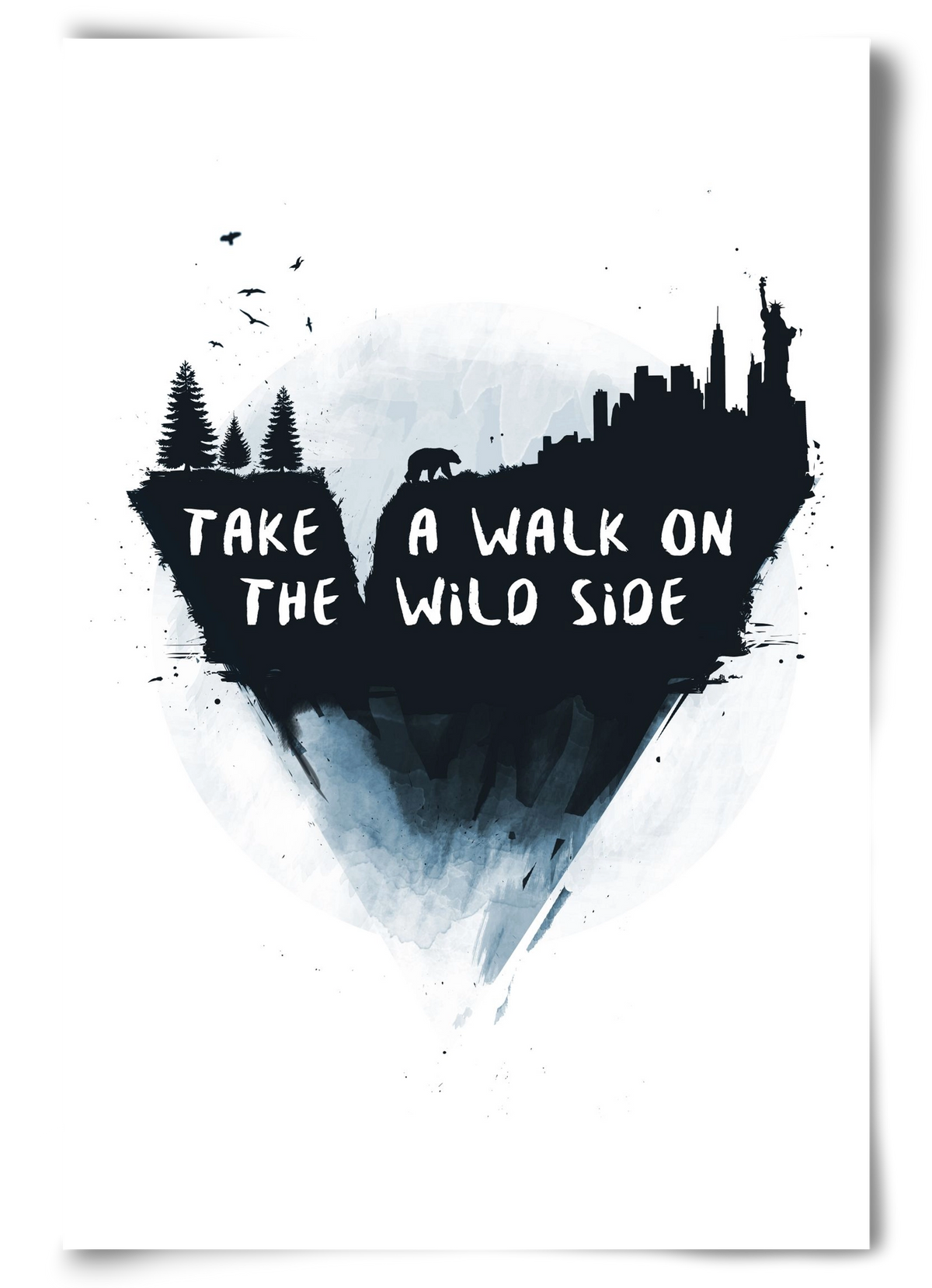 Walk on the wild side, 60x90 cm, Keret nélkül