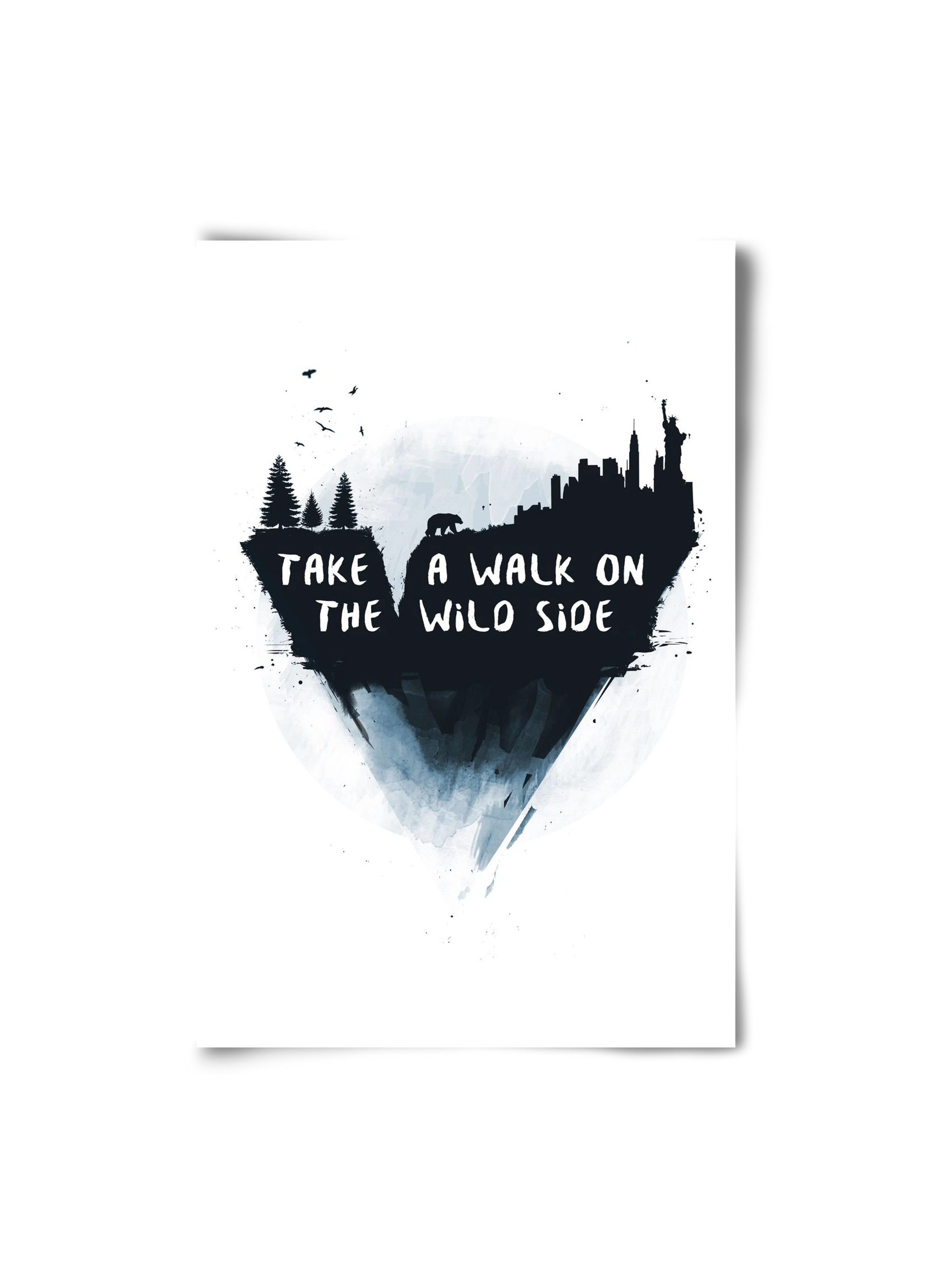 Walk on the wild side, 20x30 cm, Keret nélkül