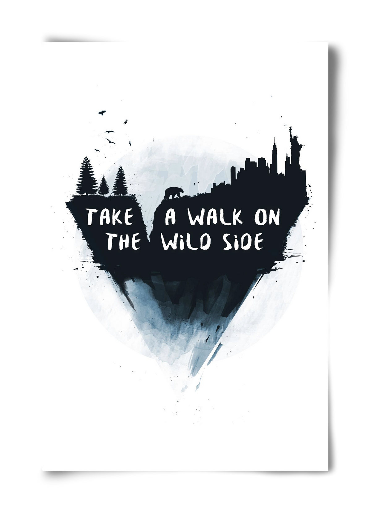 Walk on the wild side, 40x60 cm, Keret nélkül