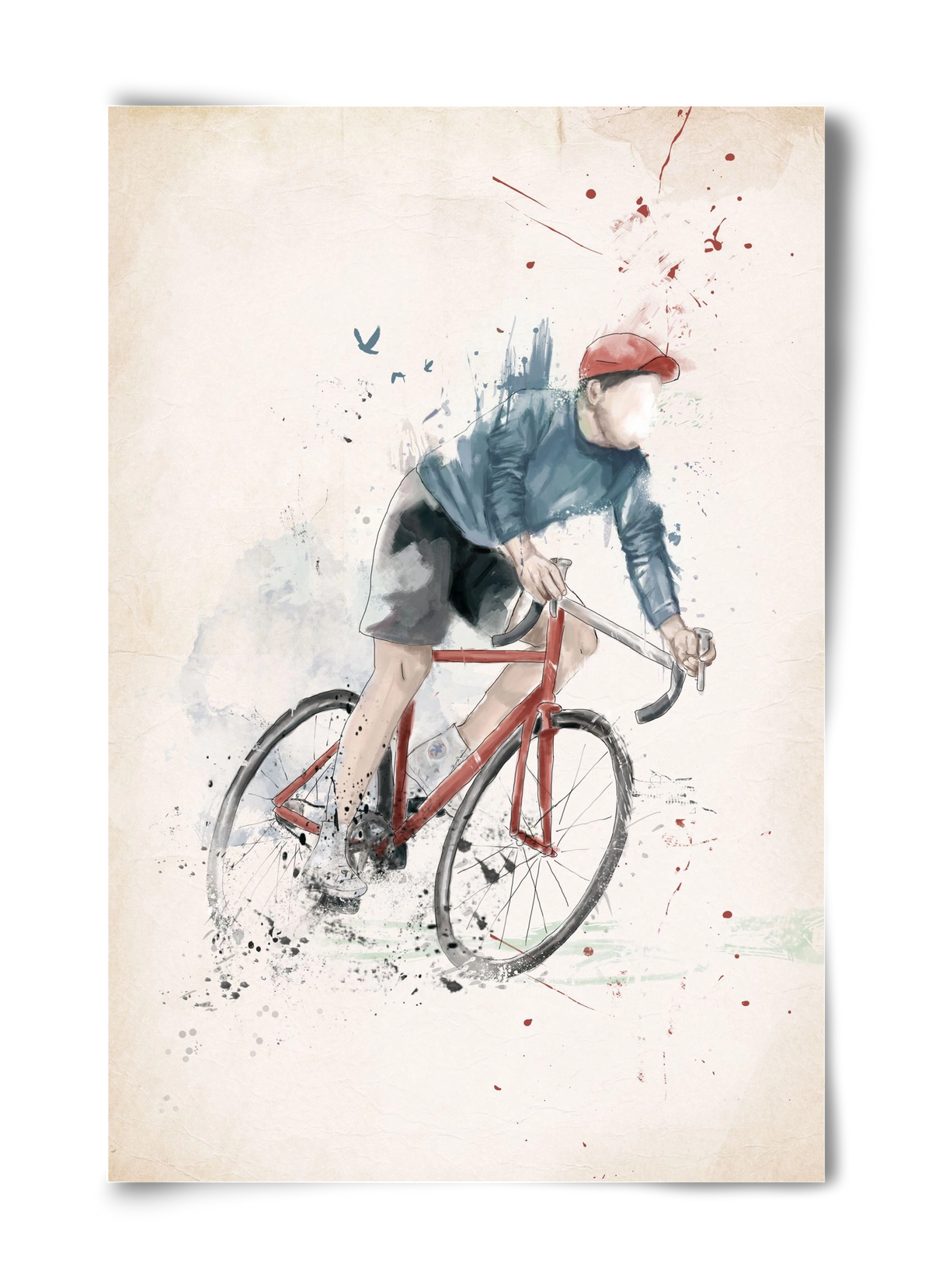 I want to ride my bicycle, 40x60 cm, Keret nélkül