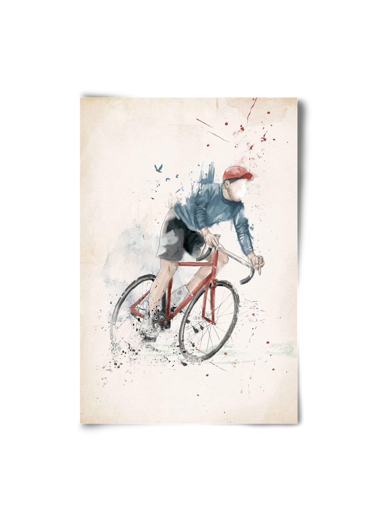 I want to ride my bicycle, 20x30 cm, Keret nélkül