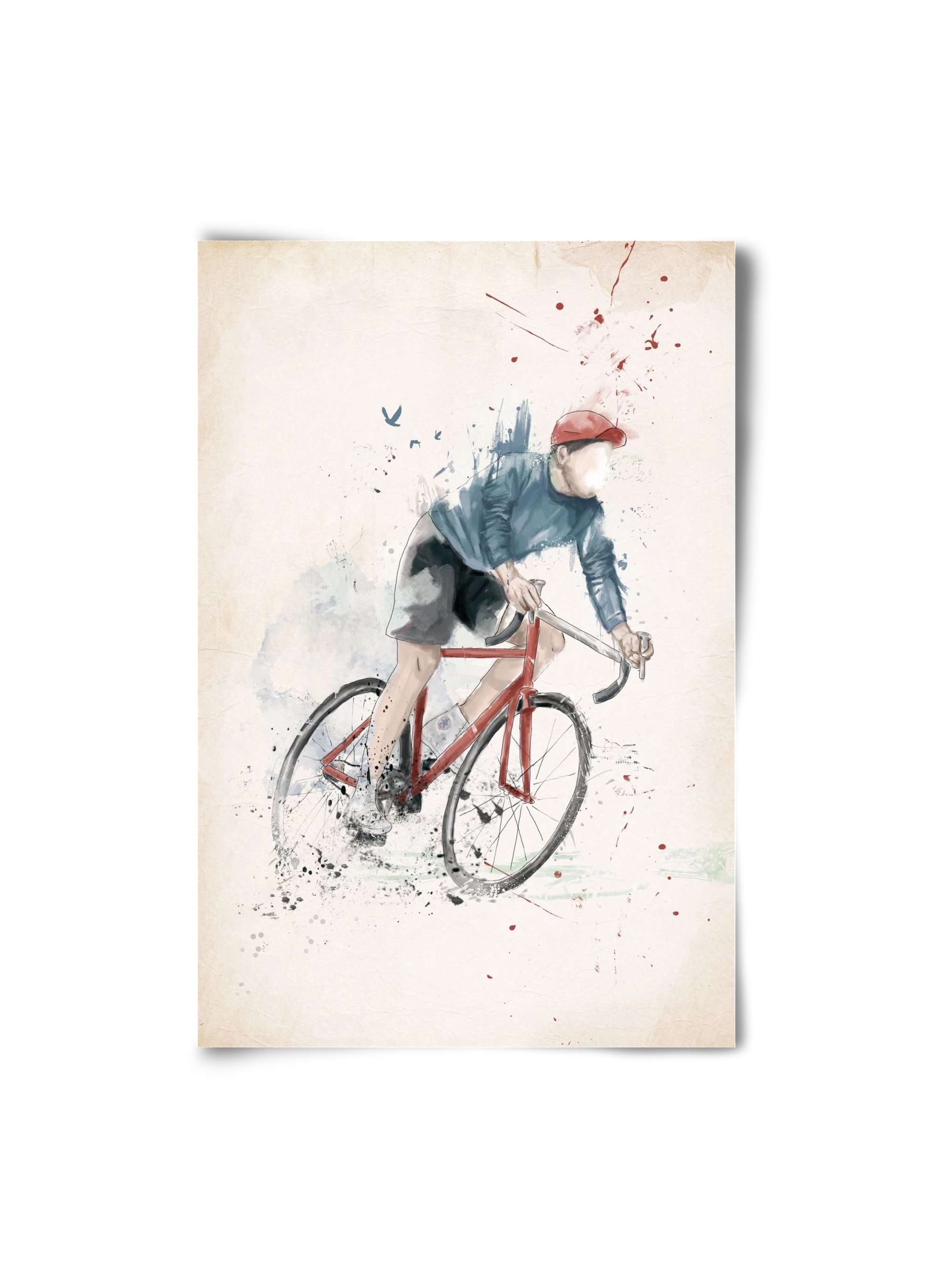 I want to ride my bicycle, 20x30 cm, Keret nélkül