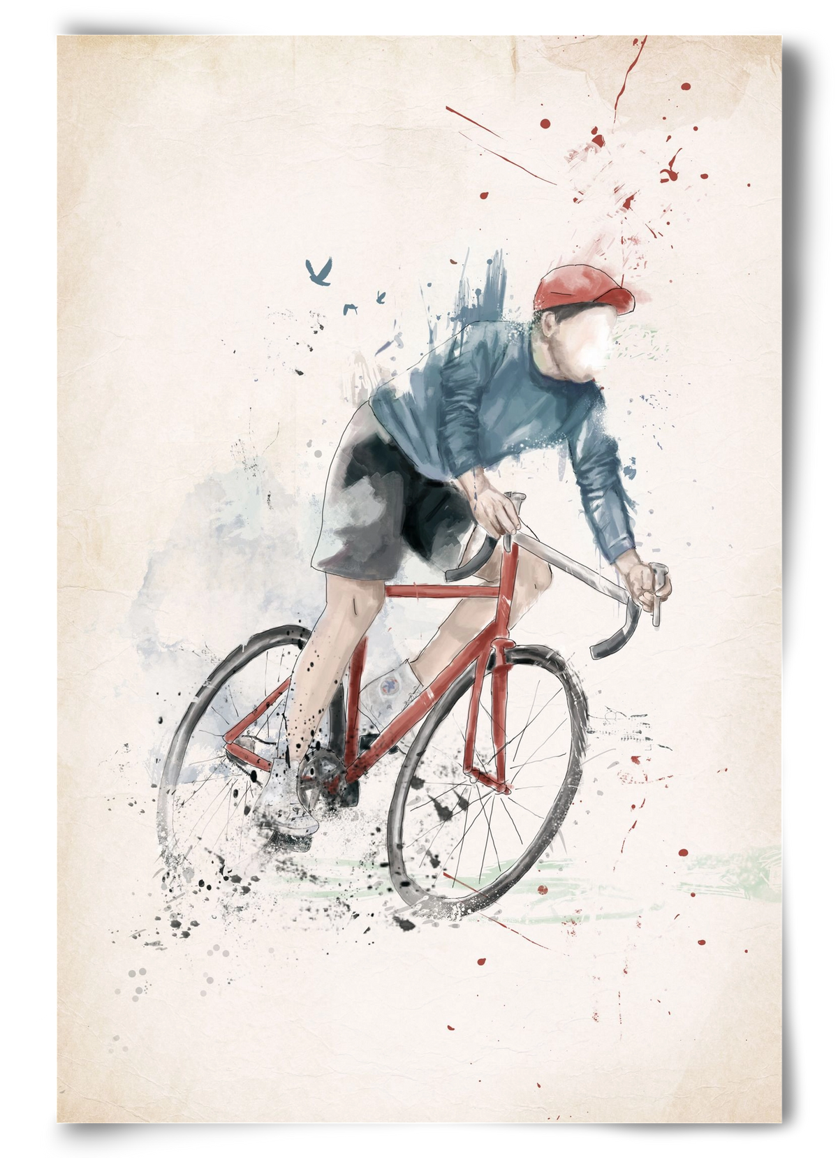 I want to ride my bicycle, 60x90 cm, Keret nélkül