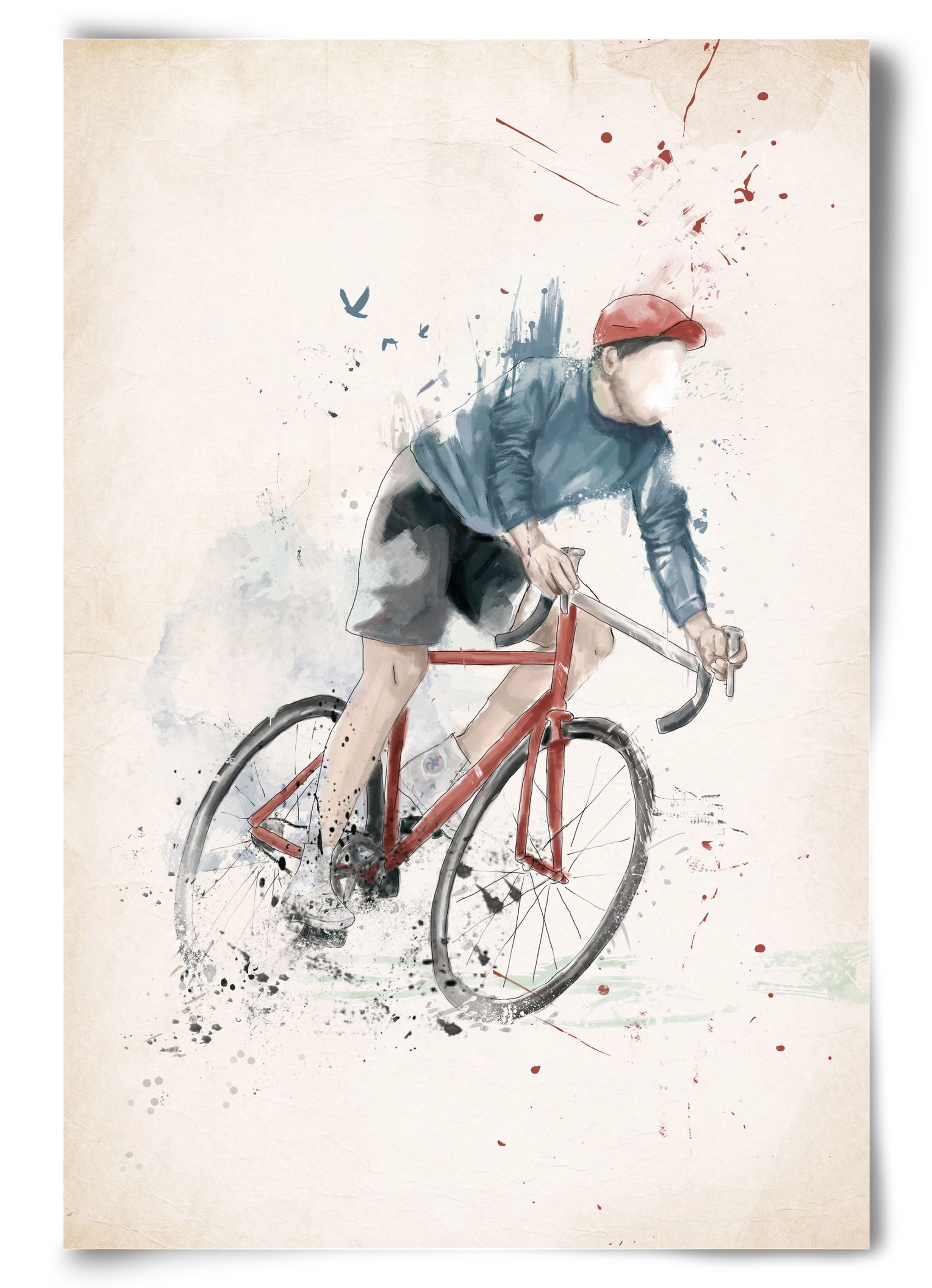 I want to ride my bicycle, 60x90 cm, Keret nélkül