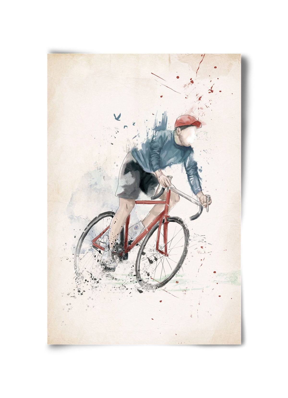 I want to ride my bicycle, 30x45 cm, Keret nélkül