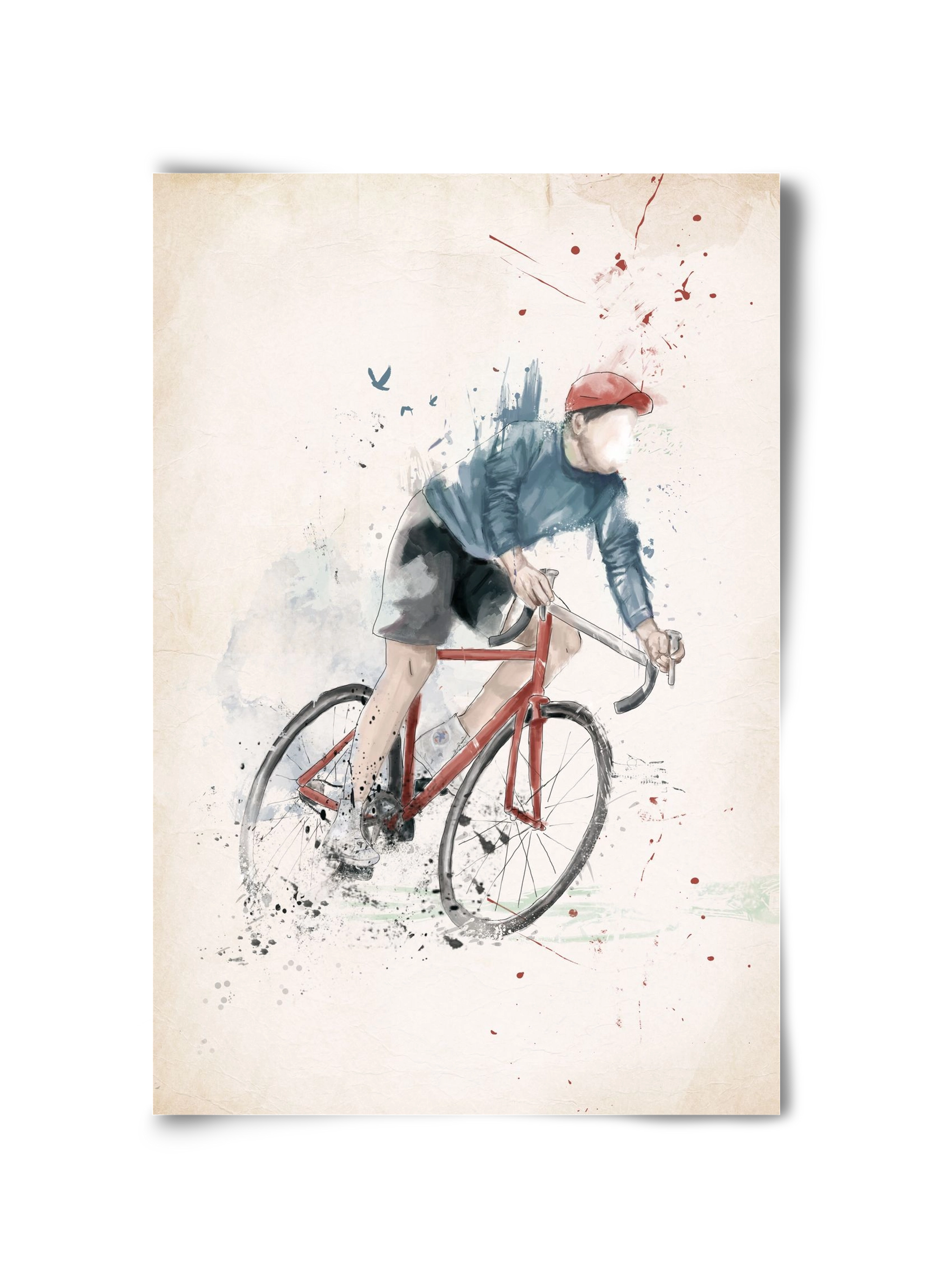 I want to ride my bicycle, 30x45 cm, Keret nélkül