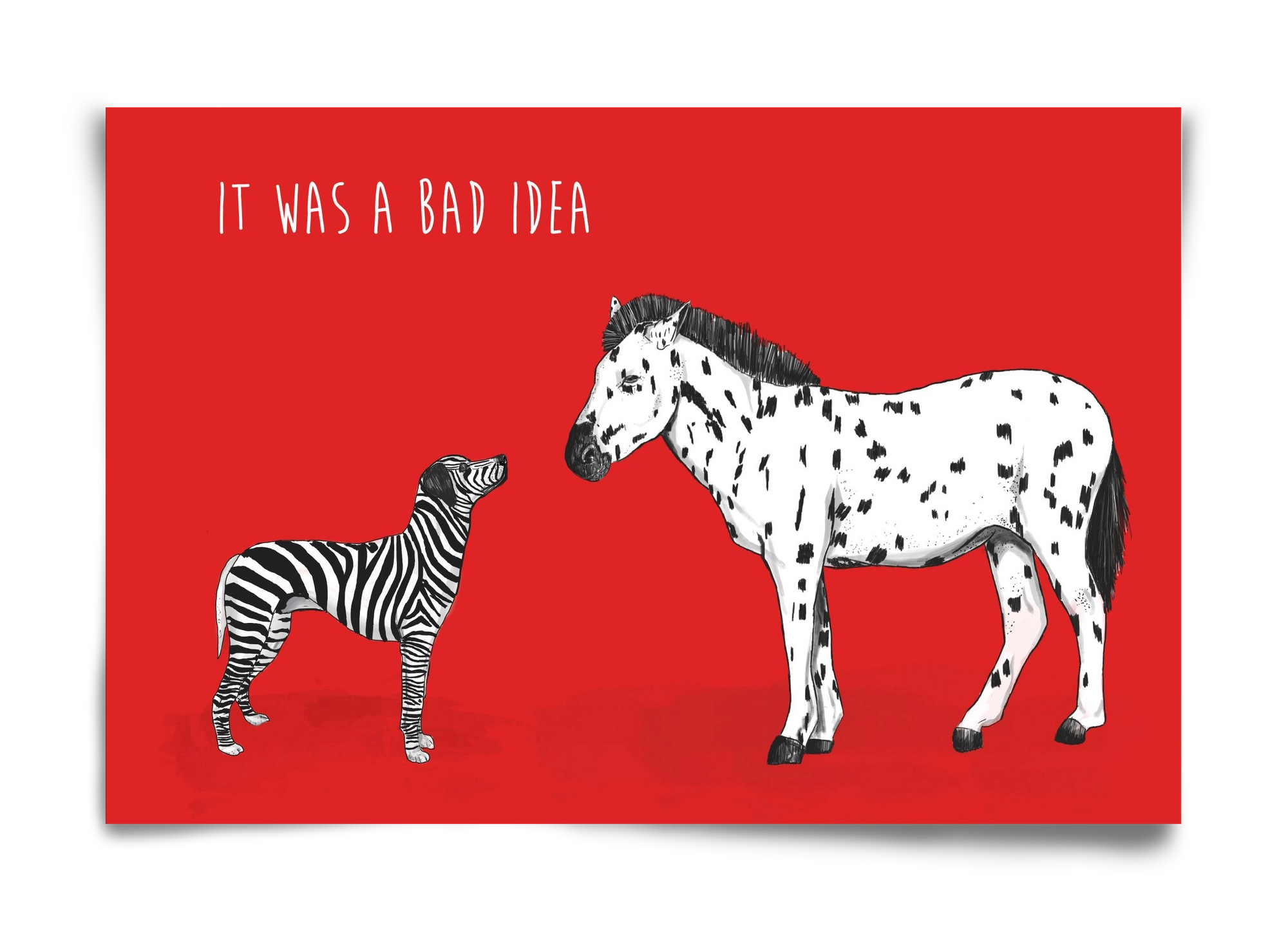 Bad idea, 60x40 cm, Keret nélkül