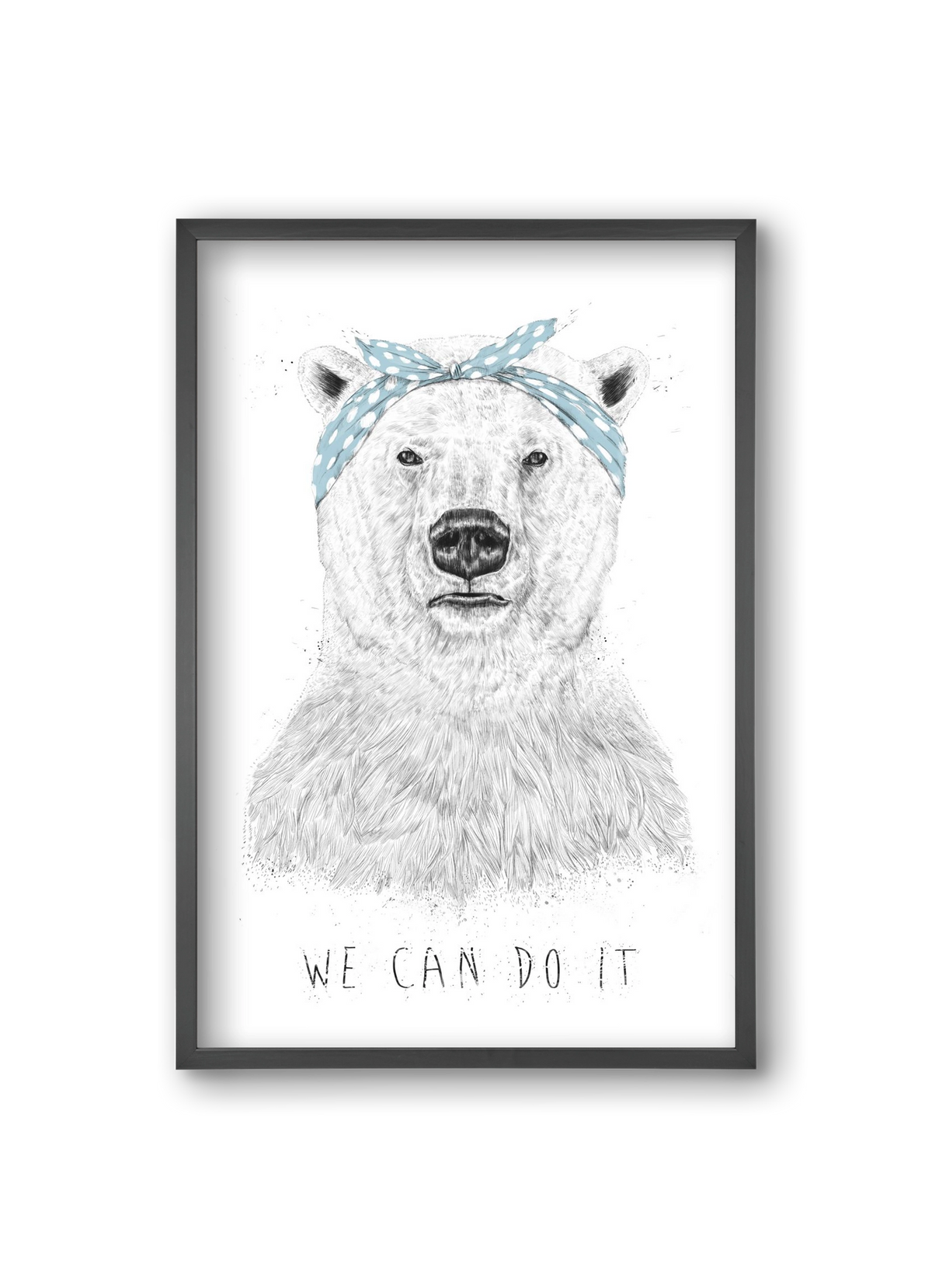We can do it, 20x30 cm (20x30 cm), Fekete keret