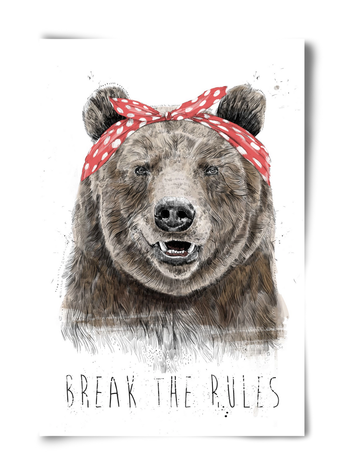 Break the rules II, 40x60 cm, Keret nélkül