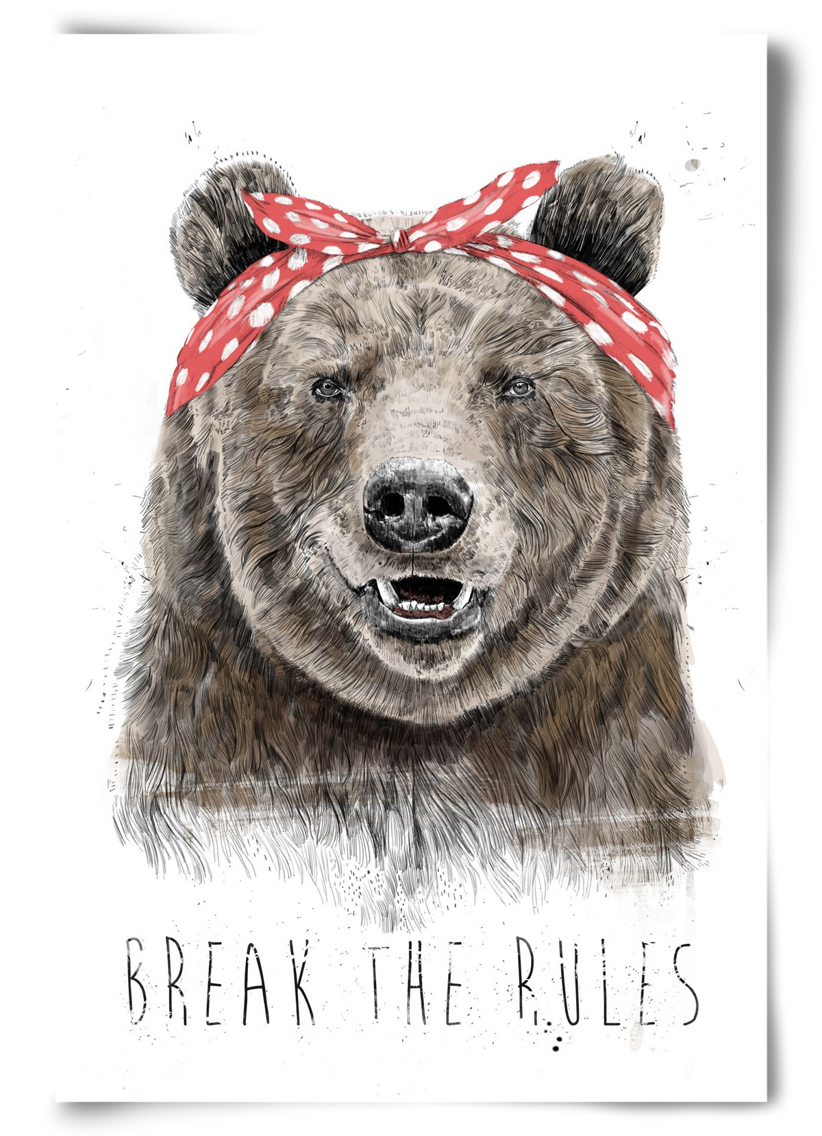 Break the rules II, 60x90 cm, Keret nélkül