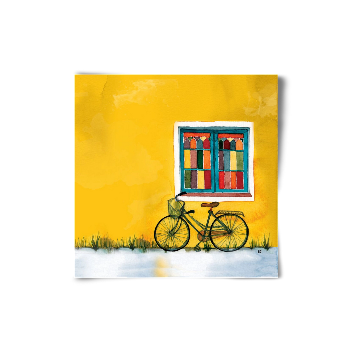 Bicycle, 20x20 cm, Keret nélkül