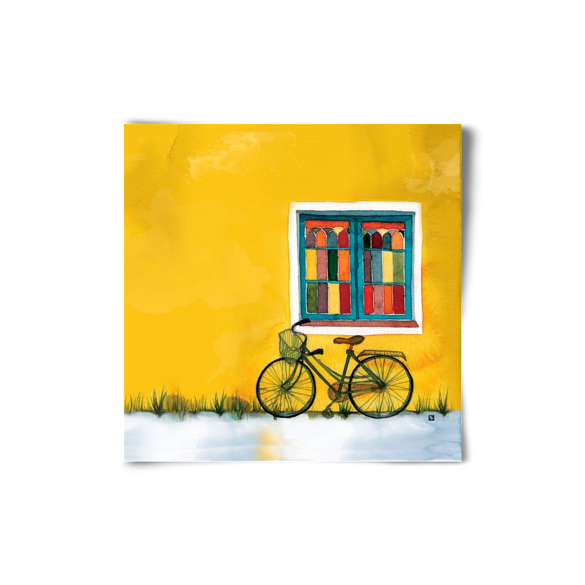 Bicycle, 20x20 cm, Keret nélkül