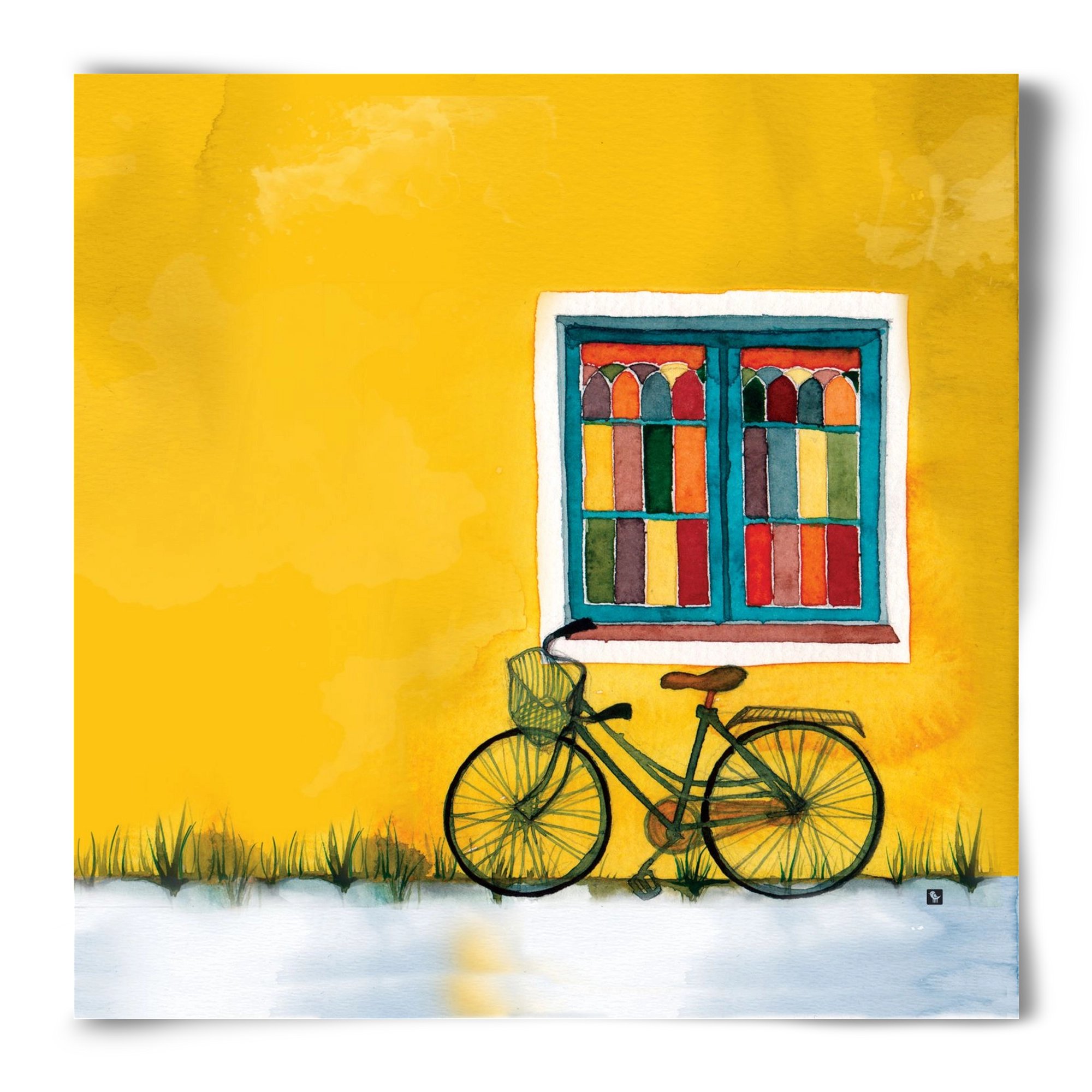Bicycle, 50x50 cm, Keret nélkül
