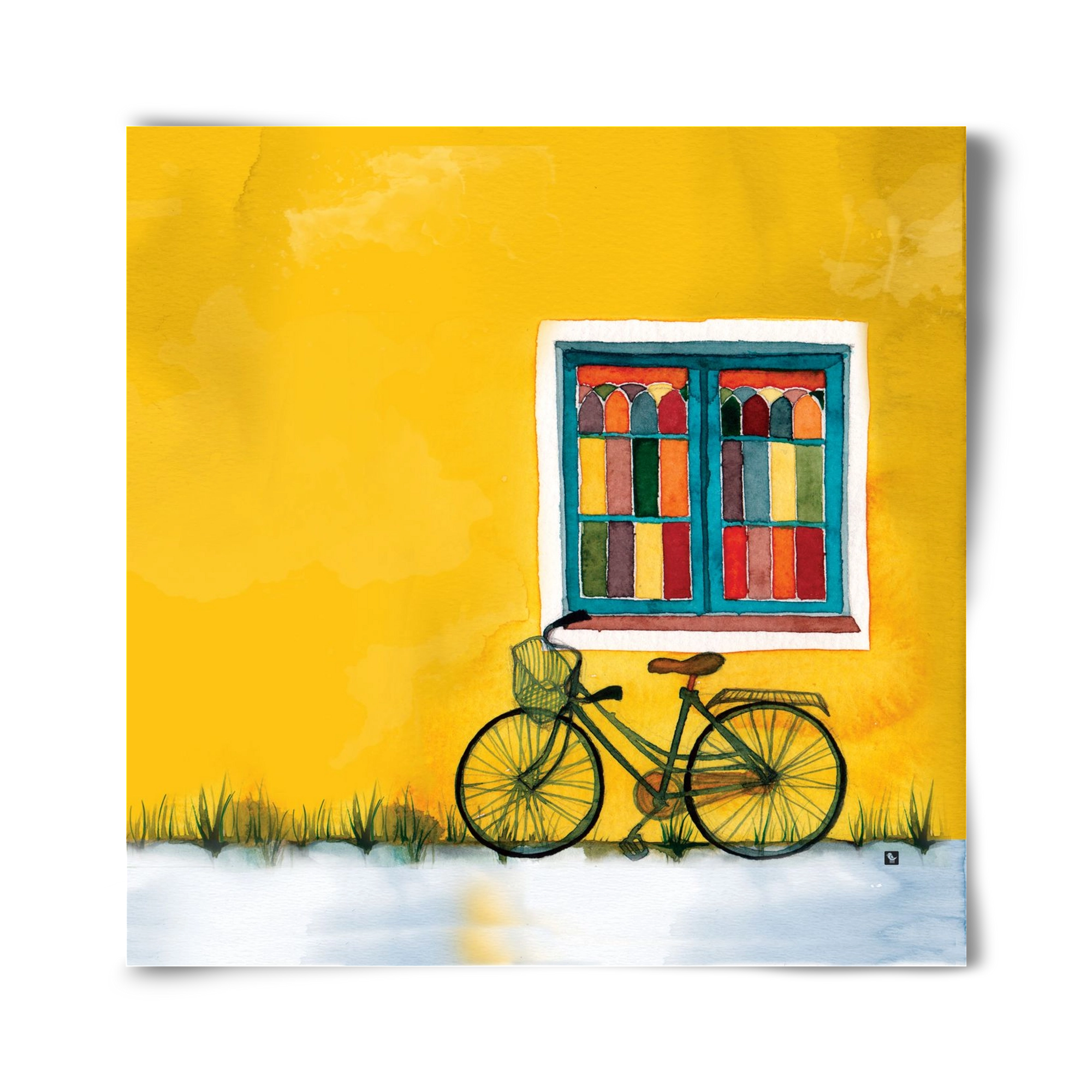 Bicycle, 40x40 cm, Keret nélkül