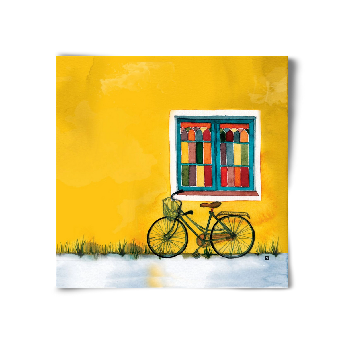 Bicycle, 30x30 cm, Keret nélkül
