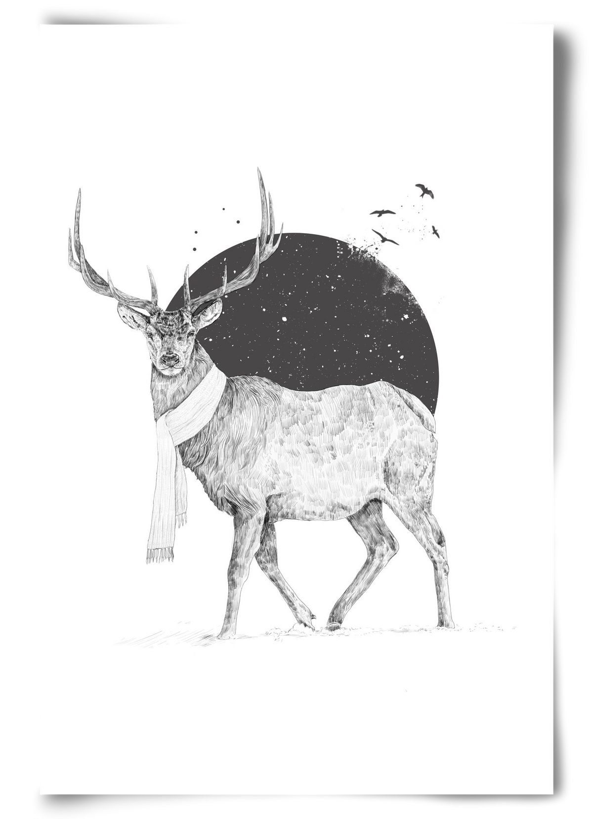 Winter is all around, 60x90 cm, Keret nélkül