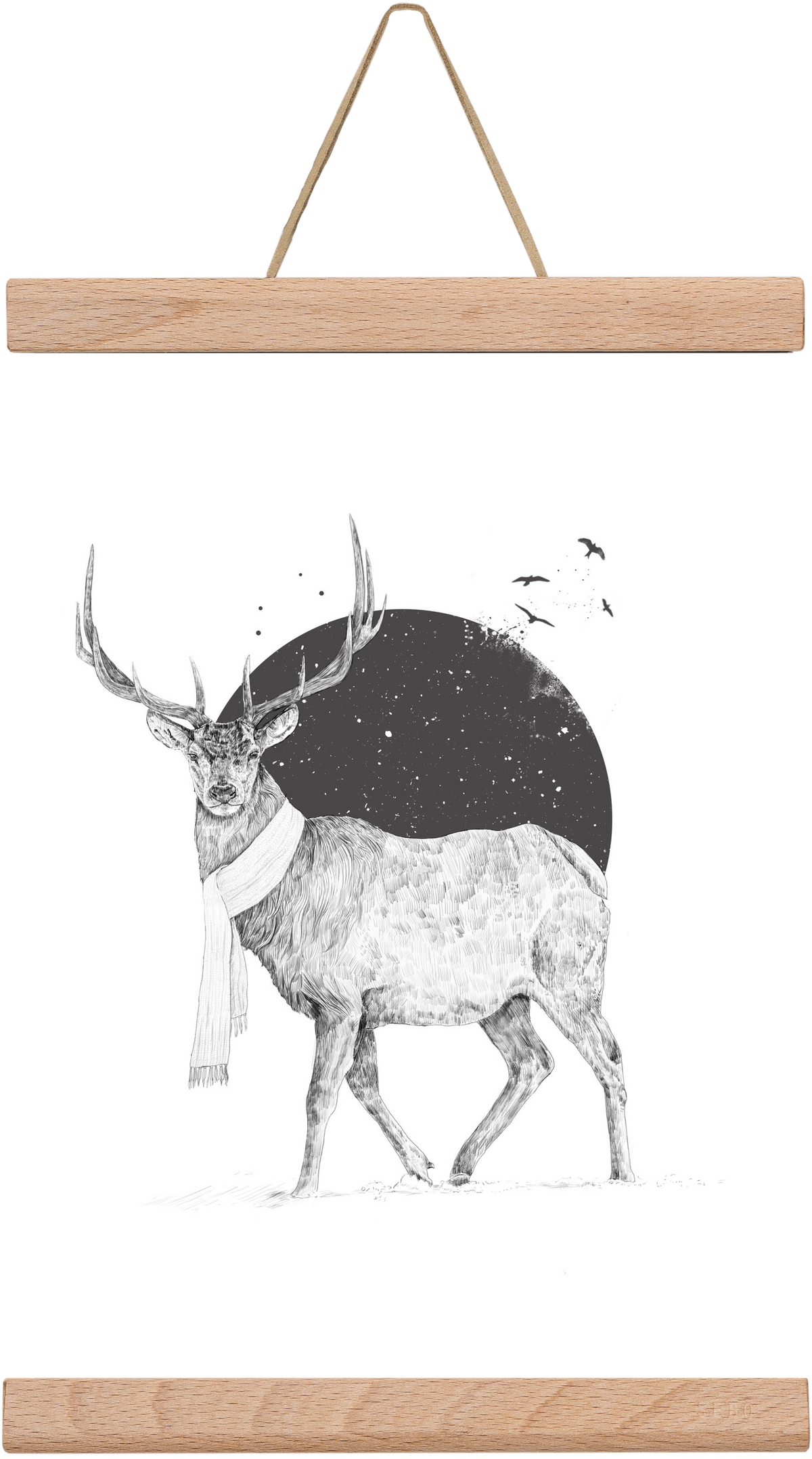 Winter is all around, 20x30 cm (20x30 cm), Tölgy akasztó