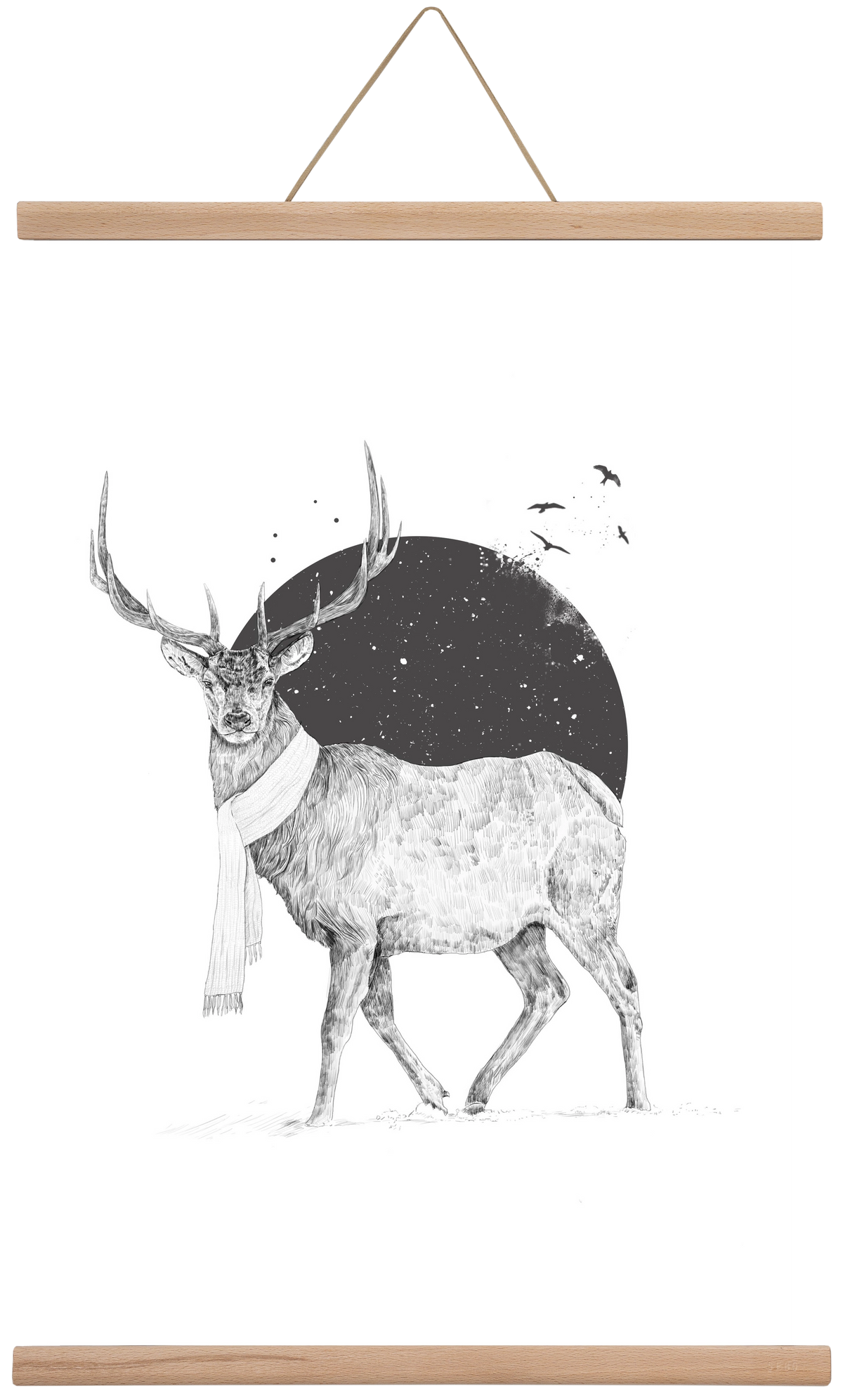 Winter is all around, 40x60 cm (40x60 cm), Tölgy akasztó