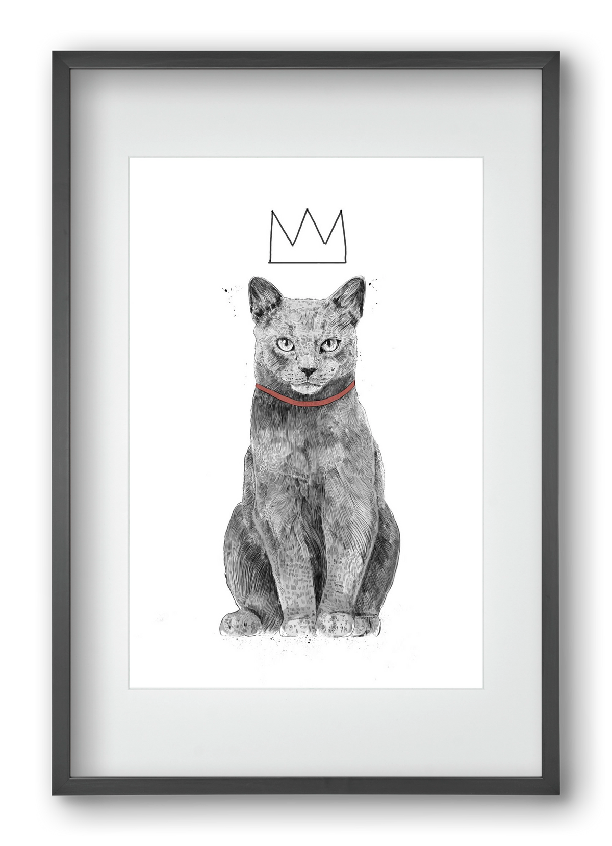 King Of Everything, 40x60 cm (30x45 cm), Fekete keret, paszpartuval