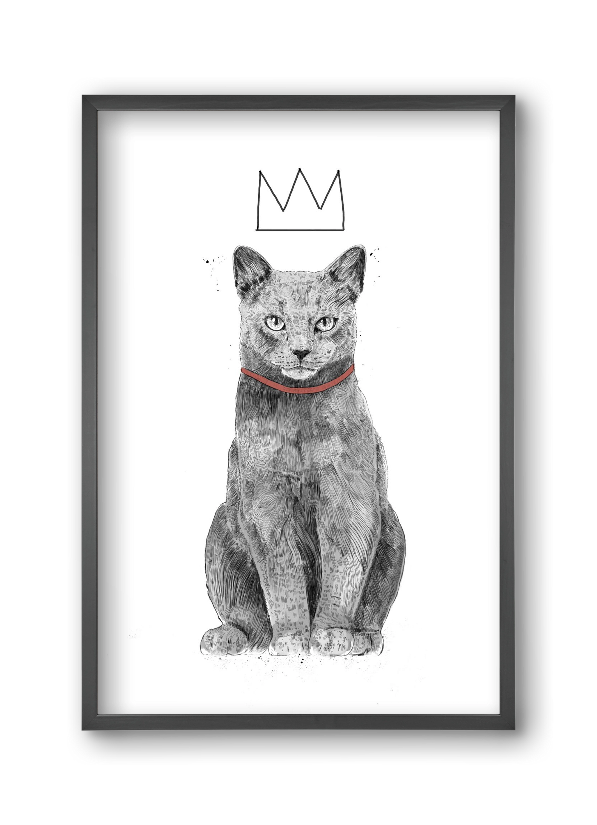 King Of Everything, 30x45 cm (30x45 cm), Fekete keret