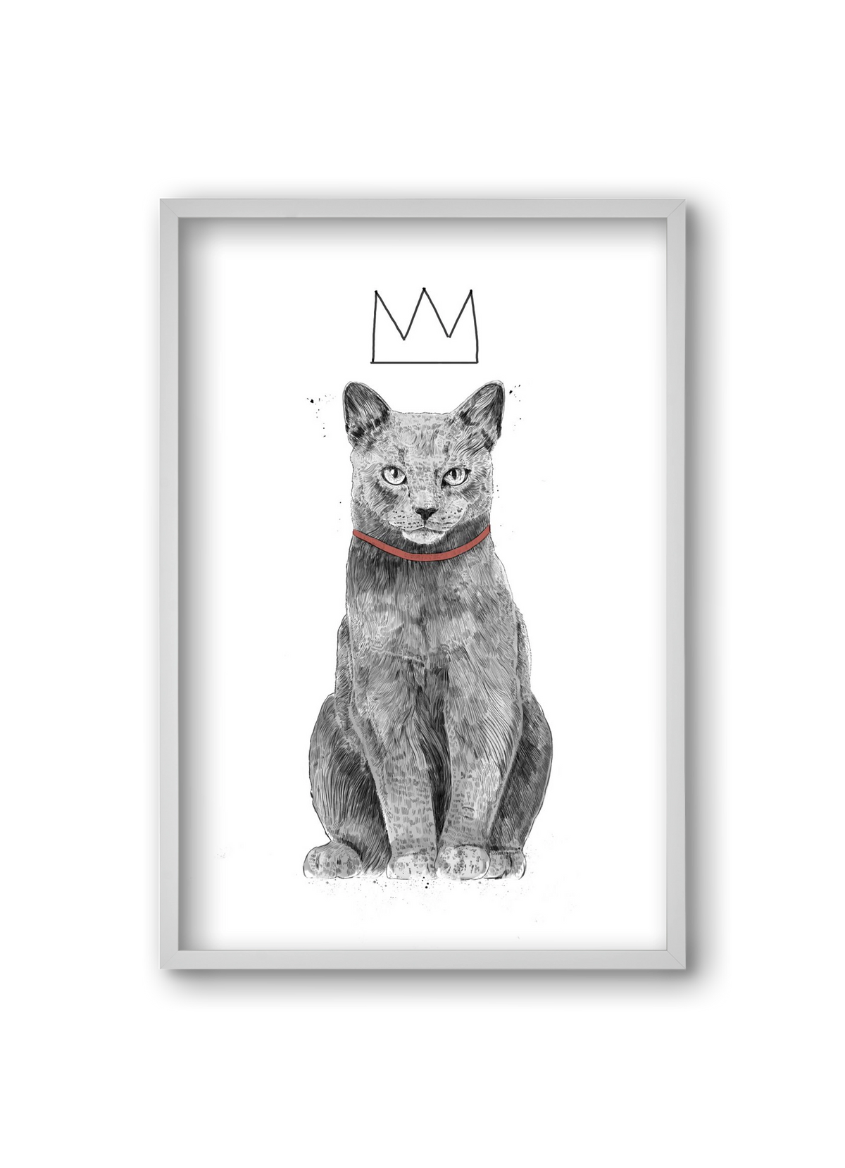 King Of Everything, 20x30 cm (20x30 cm), Fehér keret