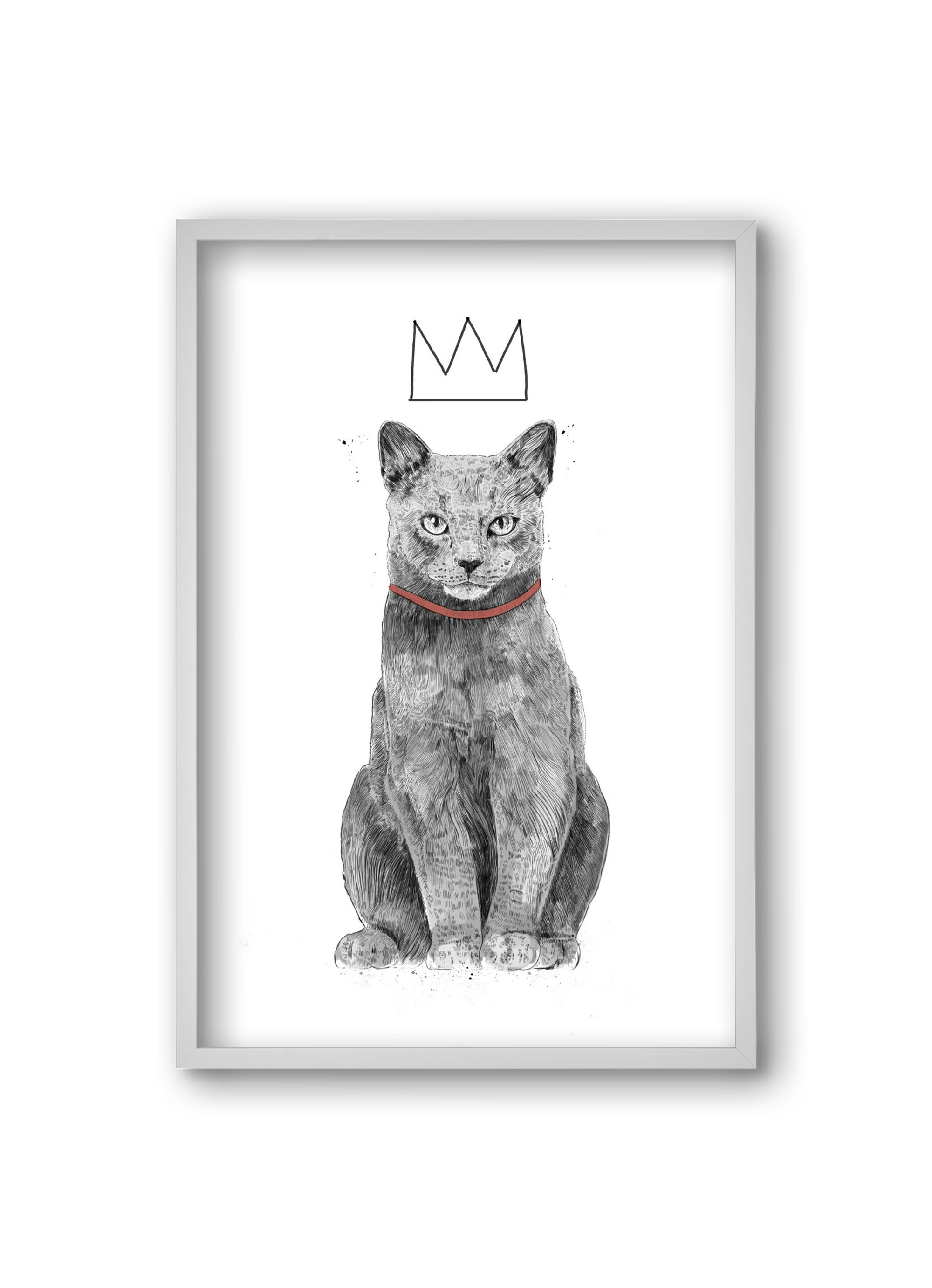 King Of Everything, 20x30 cm (20x30 cm), Fehér keret