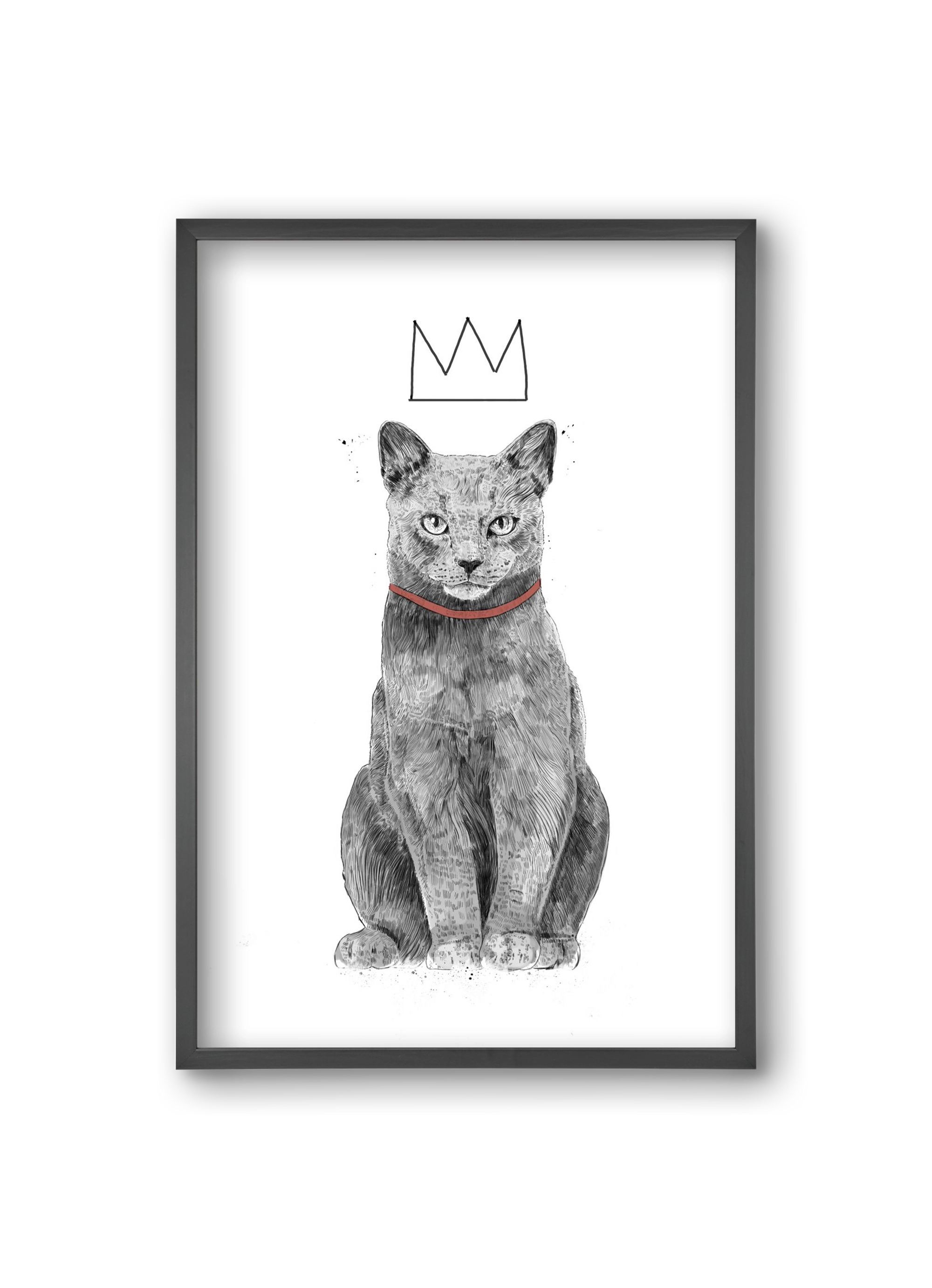 King Of Everything, 20x30 cm (20x30 cm), Fekete keret