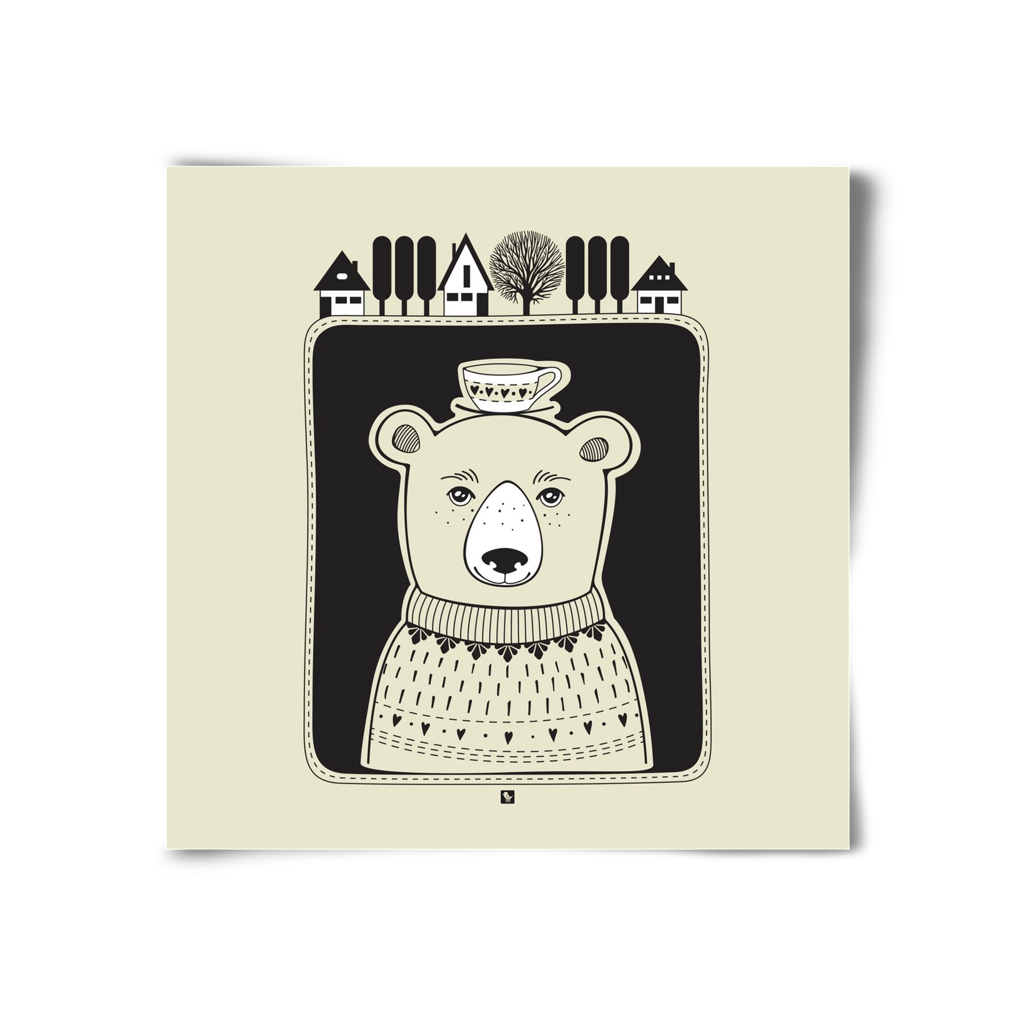 HONEYCUP, 30x30 cm, Keret nélkül