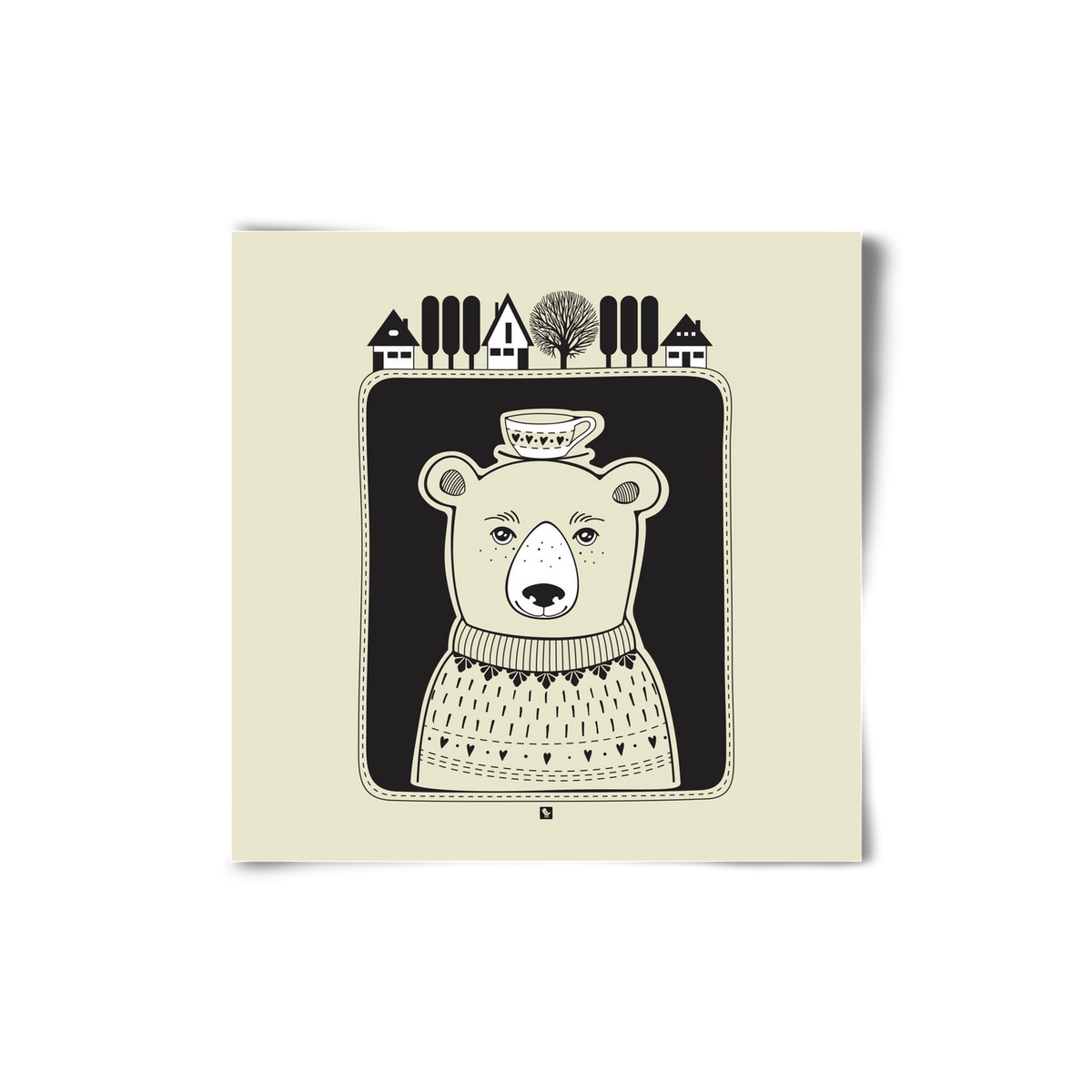 HONEYCUP, 20x20 cm, Keret nélkül