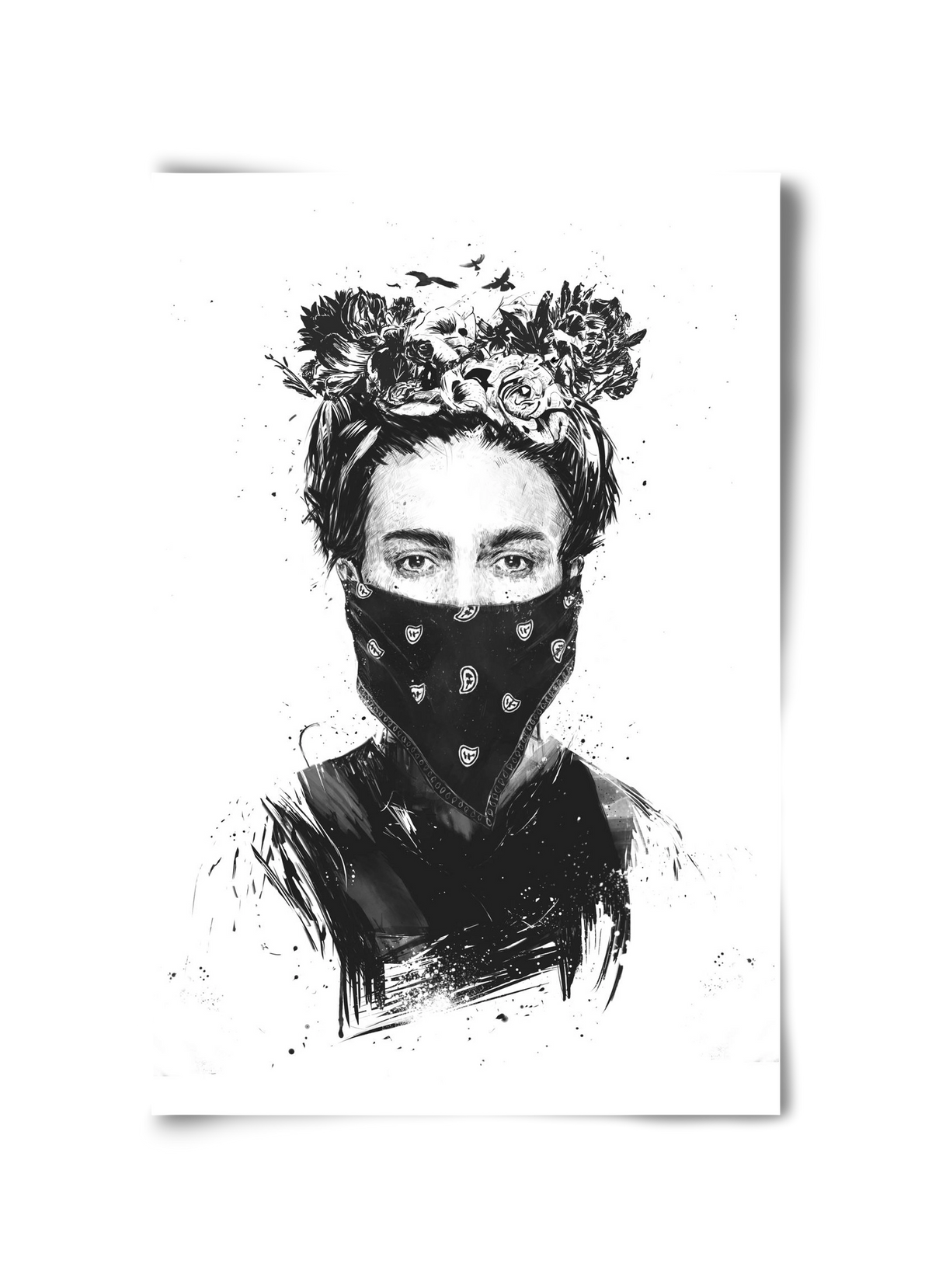 Rebel girl, 30x45 cm, Keret nélkül