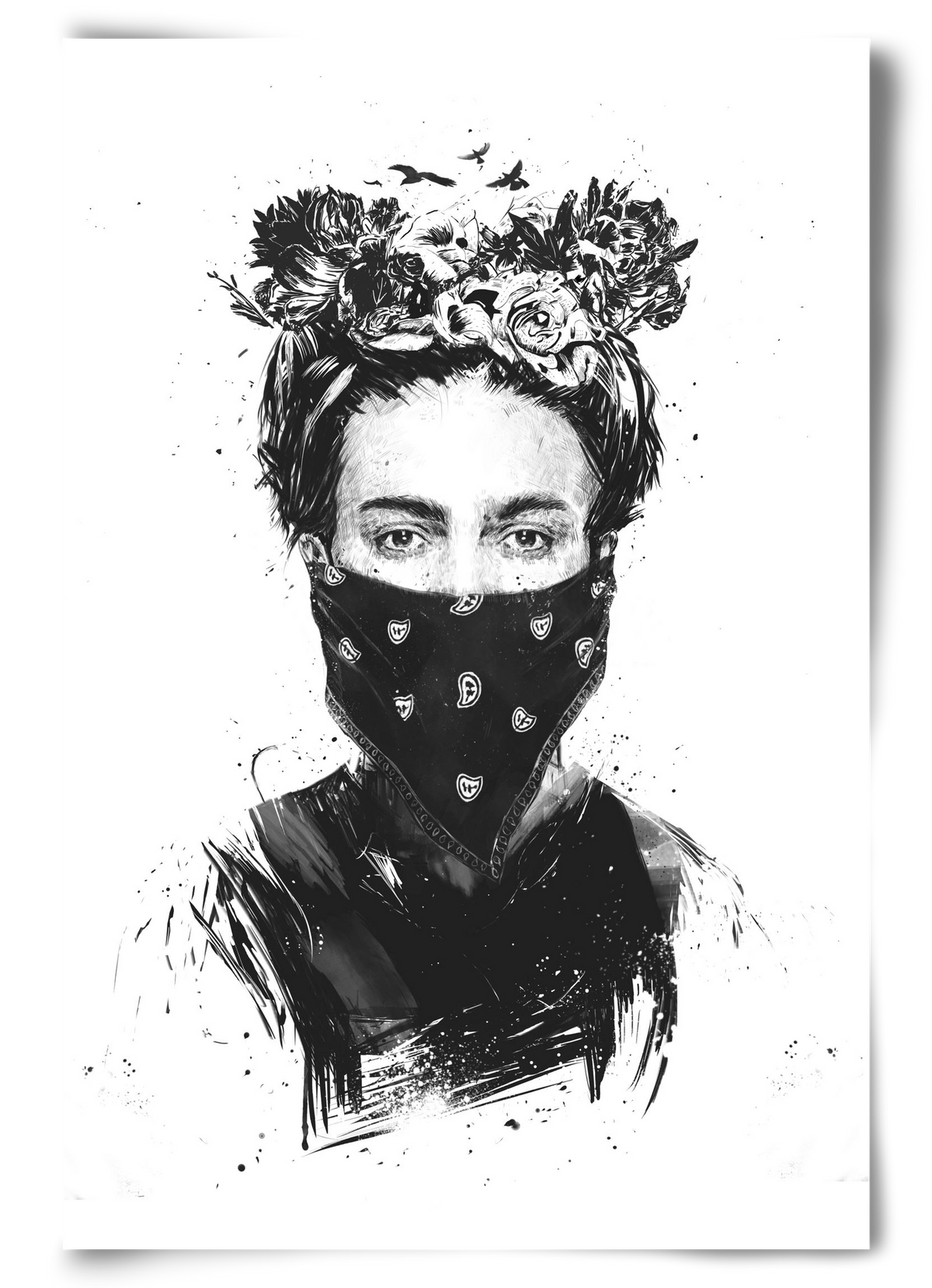 Rebel girl, 60x90 cm, Keret nélkül