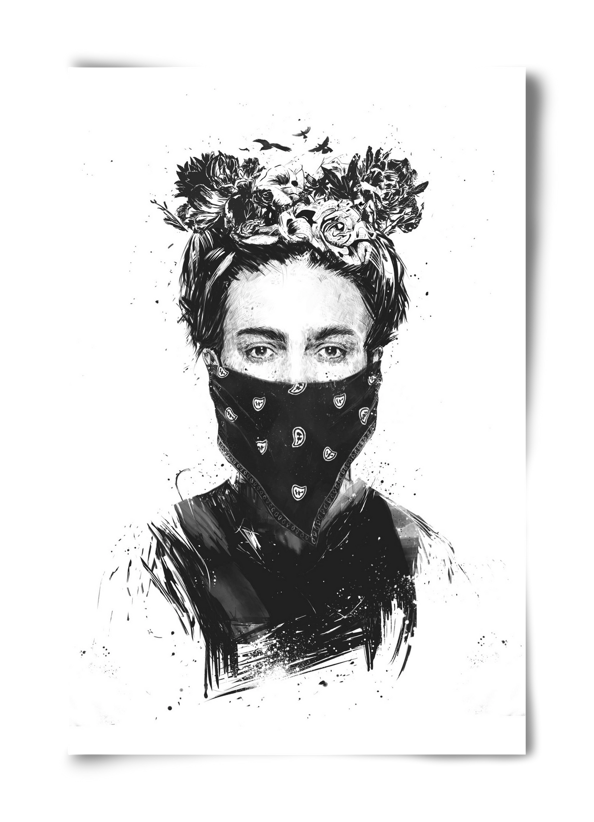 Rebel girl, 40x60 cm, Keret nélkül