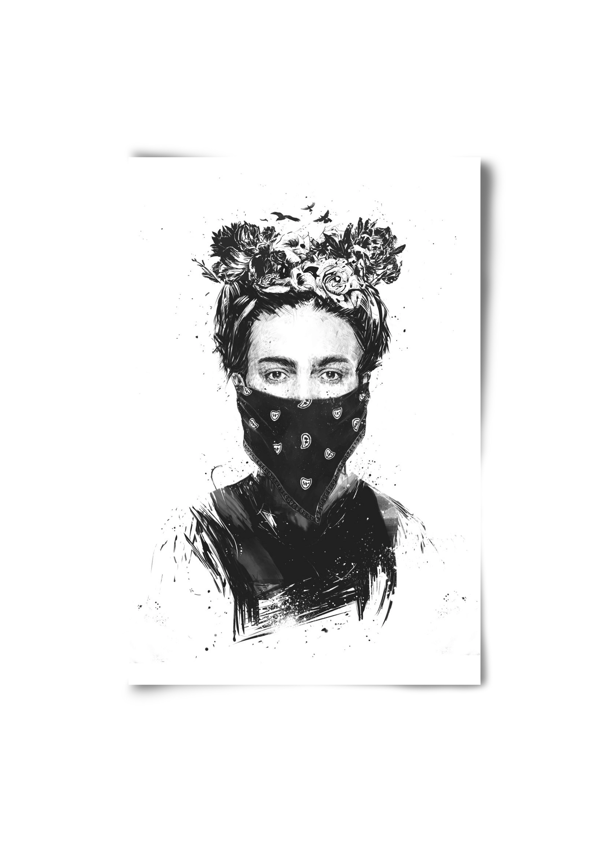 Rebel girl, 20x30 cm, Keret nélkül