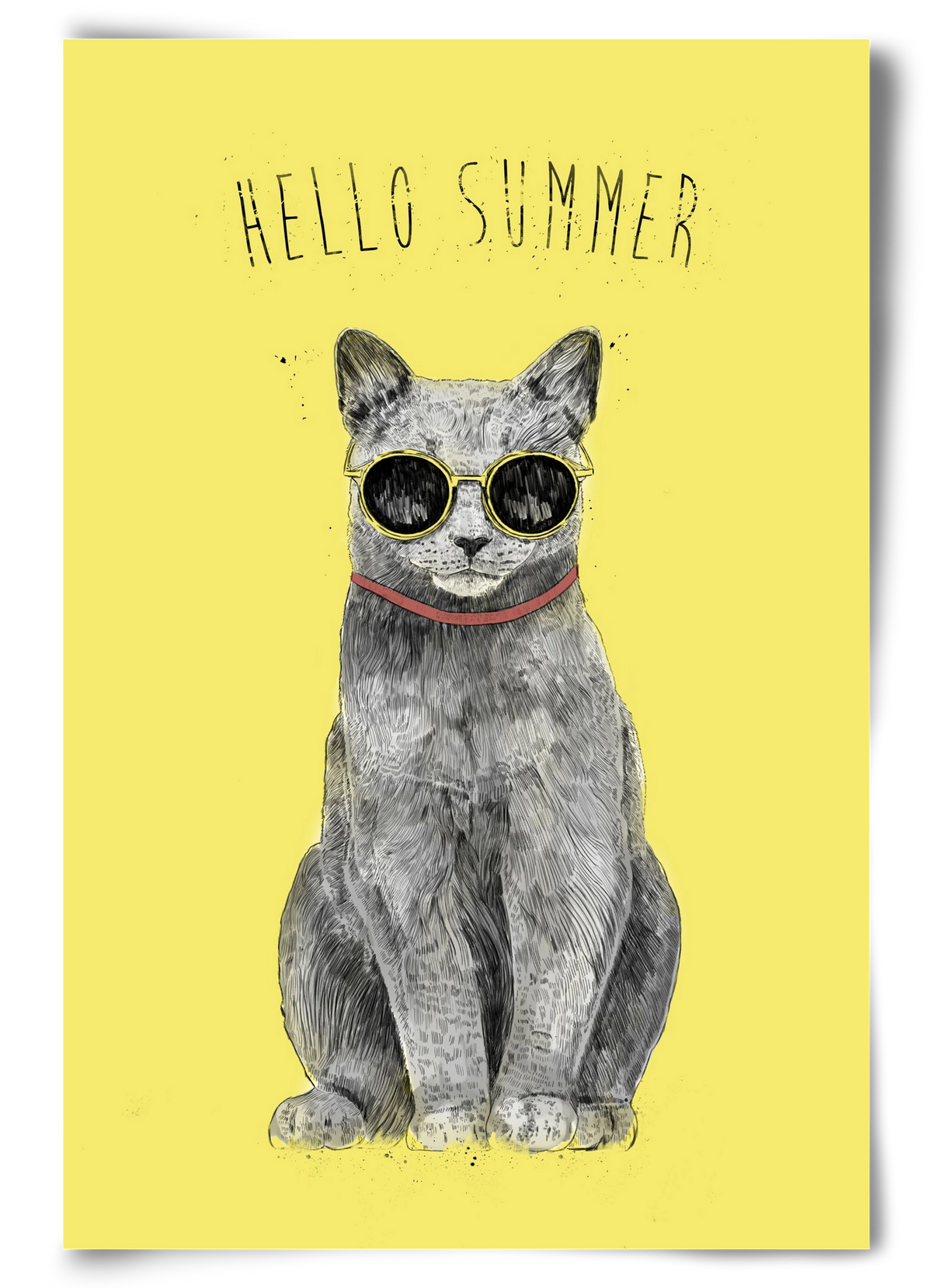 Hello Summer, 60x90 cm, Keret nélkül