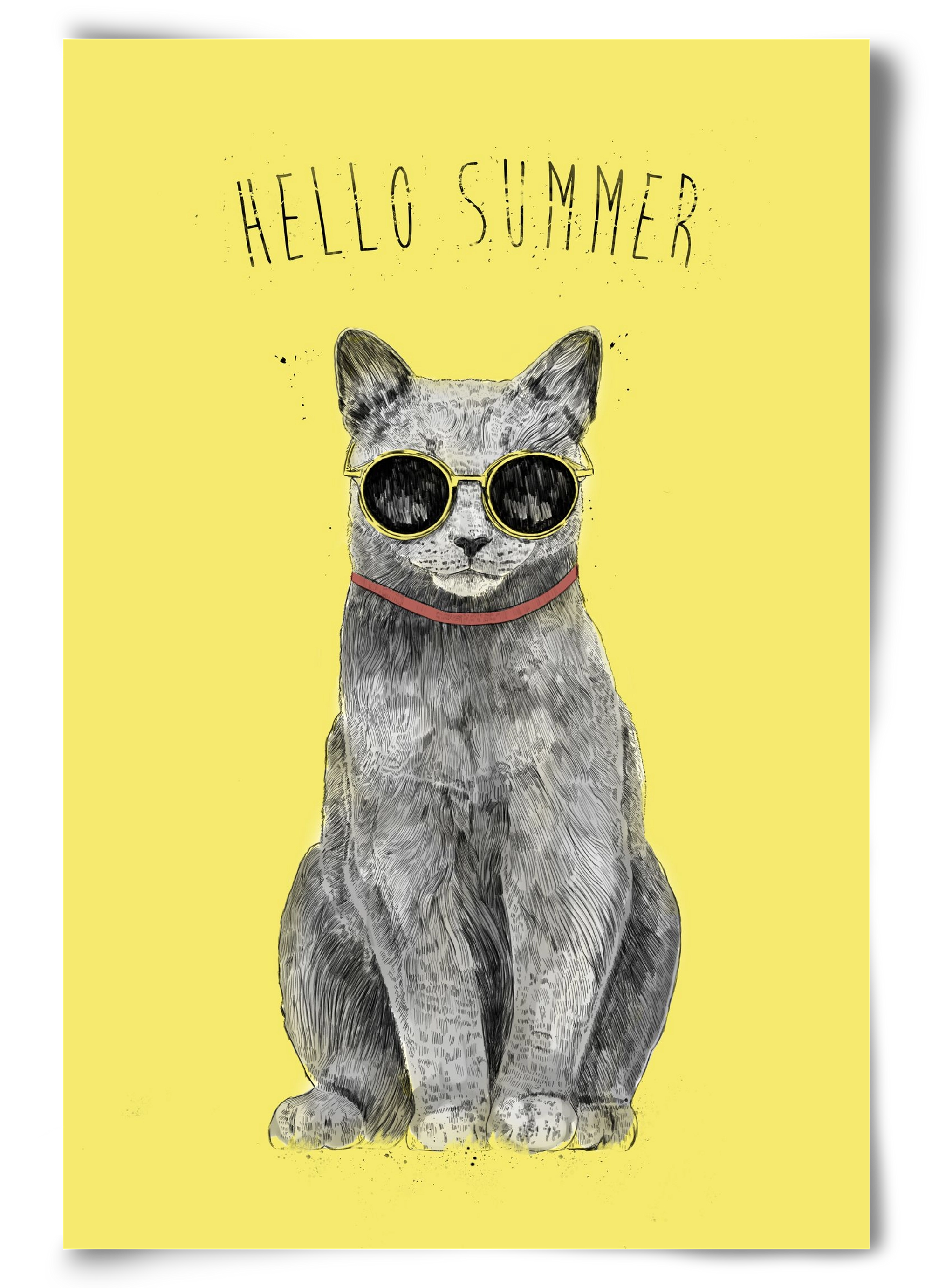 Hello Summer, 60x90 cm, Keret nélkül