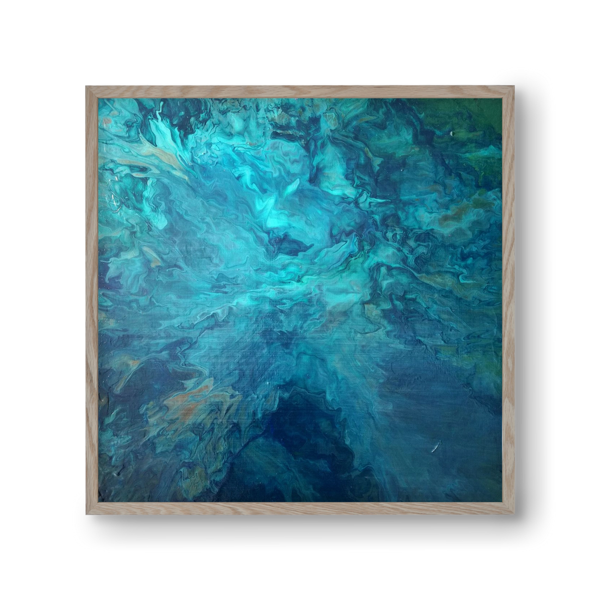 Deap Sea, 30x30 cm (30x30 cm), Tölgy keret