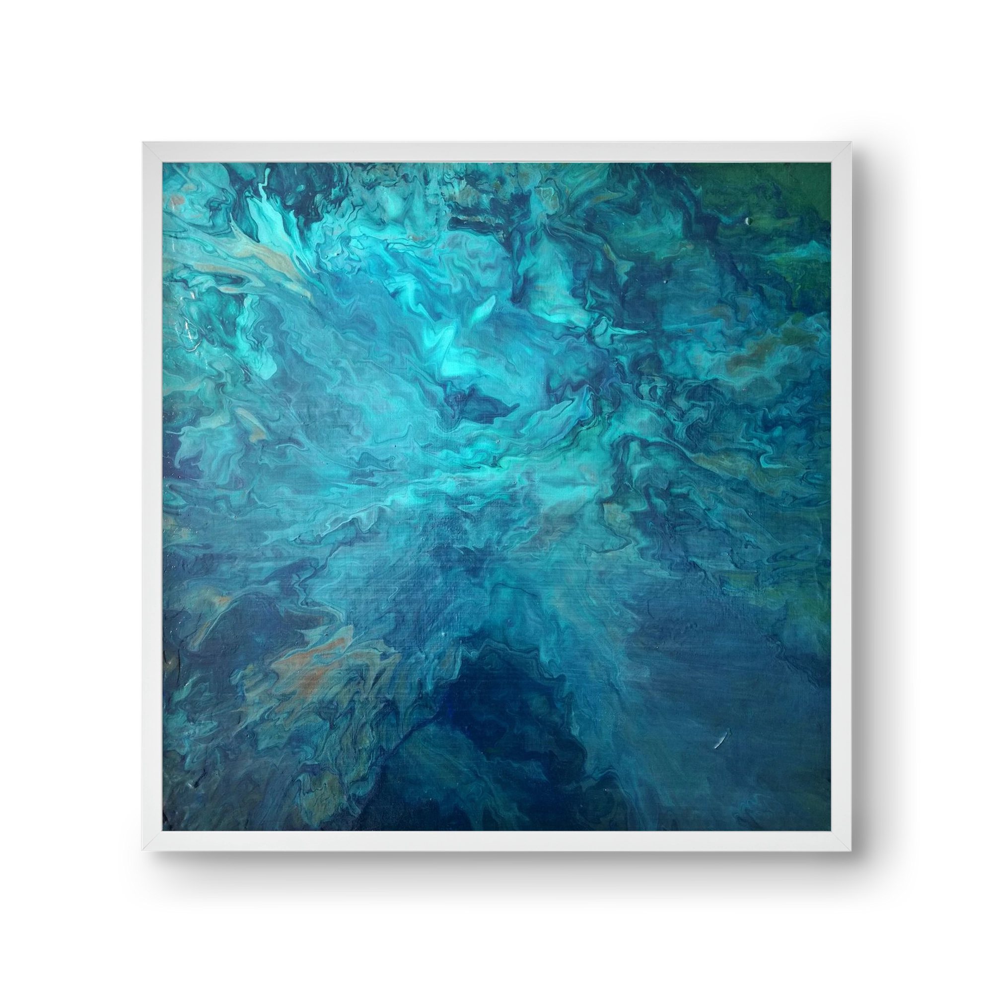 Deap Sea, 30x30 cm (30x30 cm), Fehér keret
