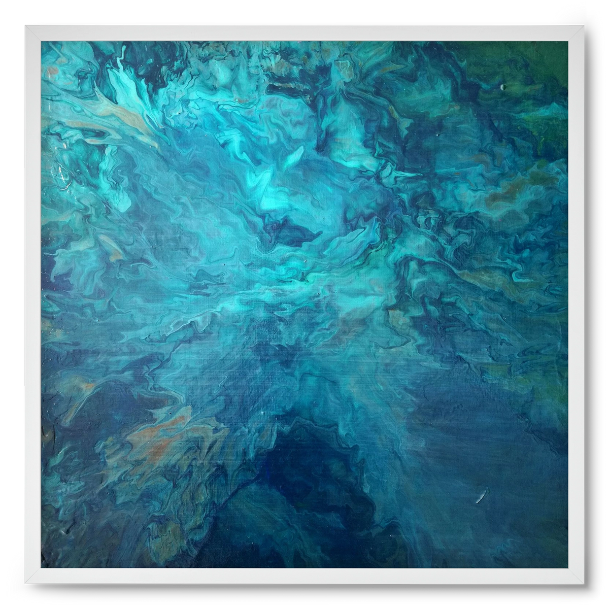 Deap Sea, 50x50 cm (50x50 cm), Fehér keret
