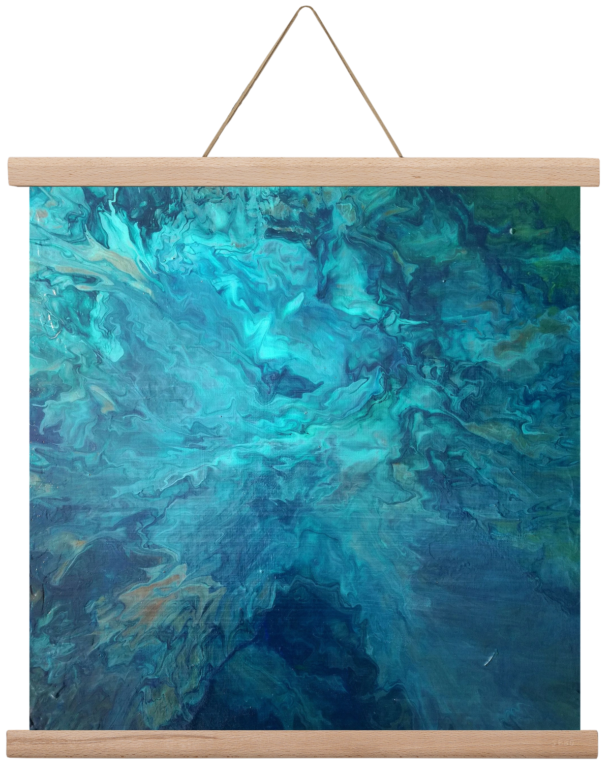 Deap Sea, 40x40 cm (40x40 cm), Tölgy akasztó