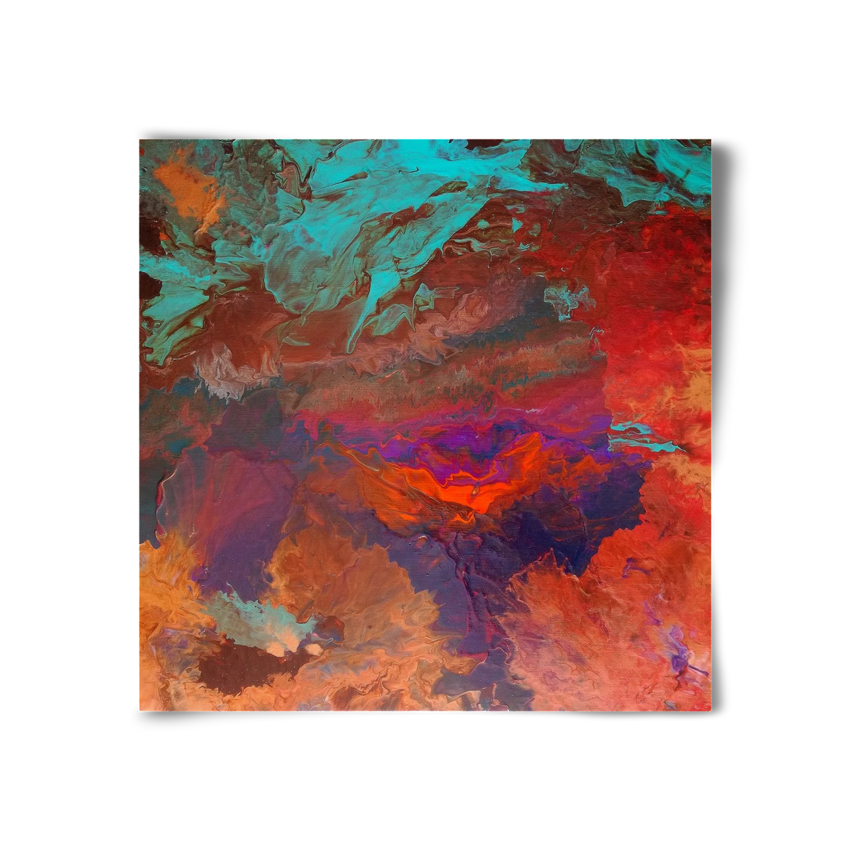 Born out of fire, 30x30 cm, Keret nélkül