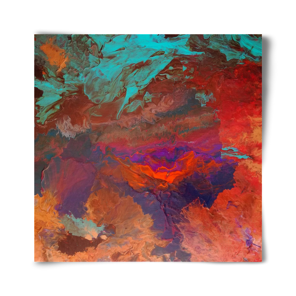 Born out of fire, 40x40 cm, Keret nélkül