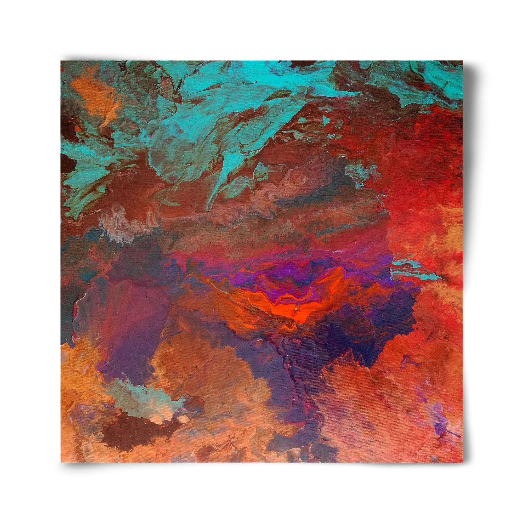 Born out of fire, 40x40 cm, Keret nélkül