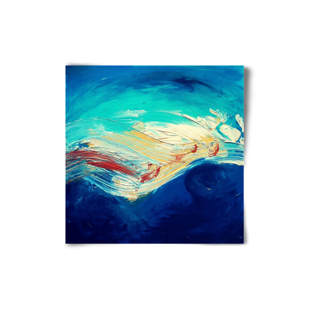 Turbulence, 20x20 cm, Keret nélkül